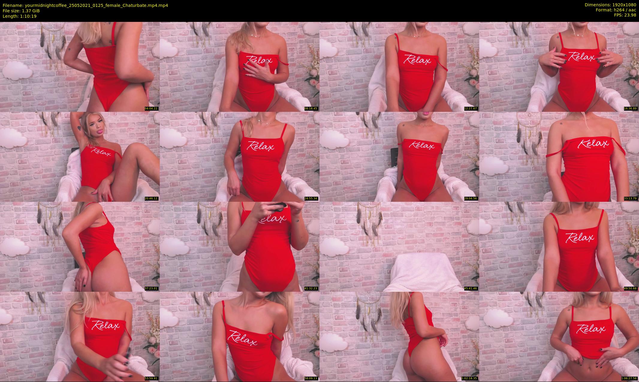 yourmidnightcoffee — 71 minute Chaturbate female cam show recording, 1080p, May 25, 2021
