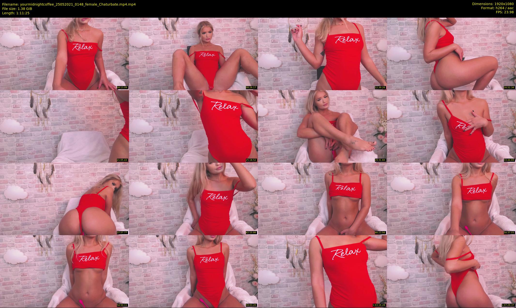 yourmidnightcoffee — 72 minute Chaturbate female cam show recording, 1080p, May 25, 2021