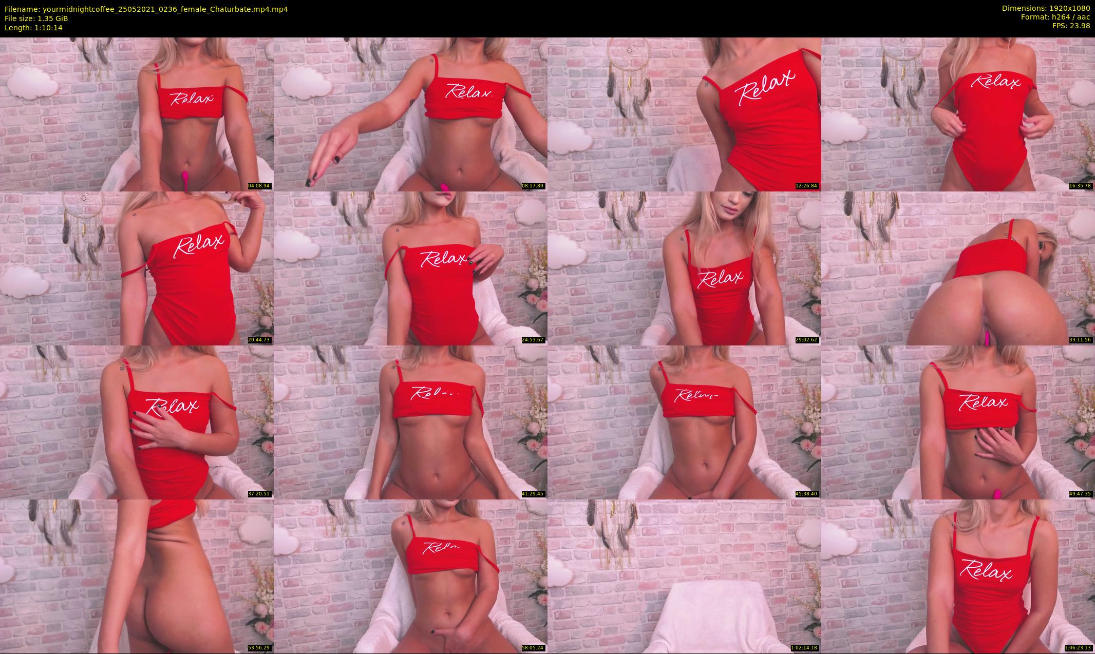 yourmidnightcoffee — 71 minute Chaturbate female cam show recording, 1080p, May 25, 2021