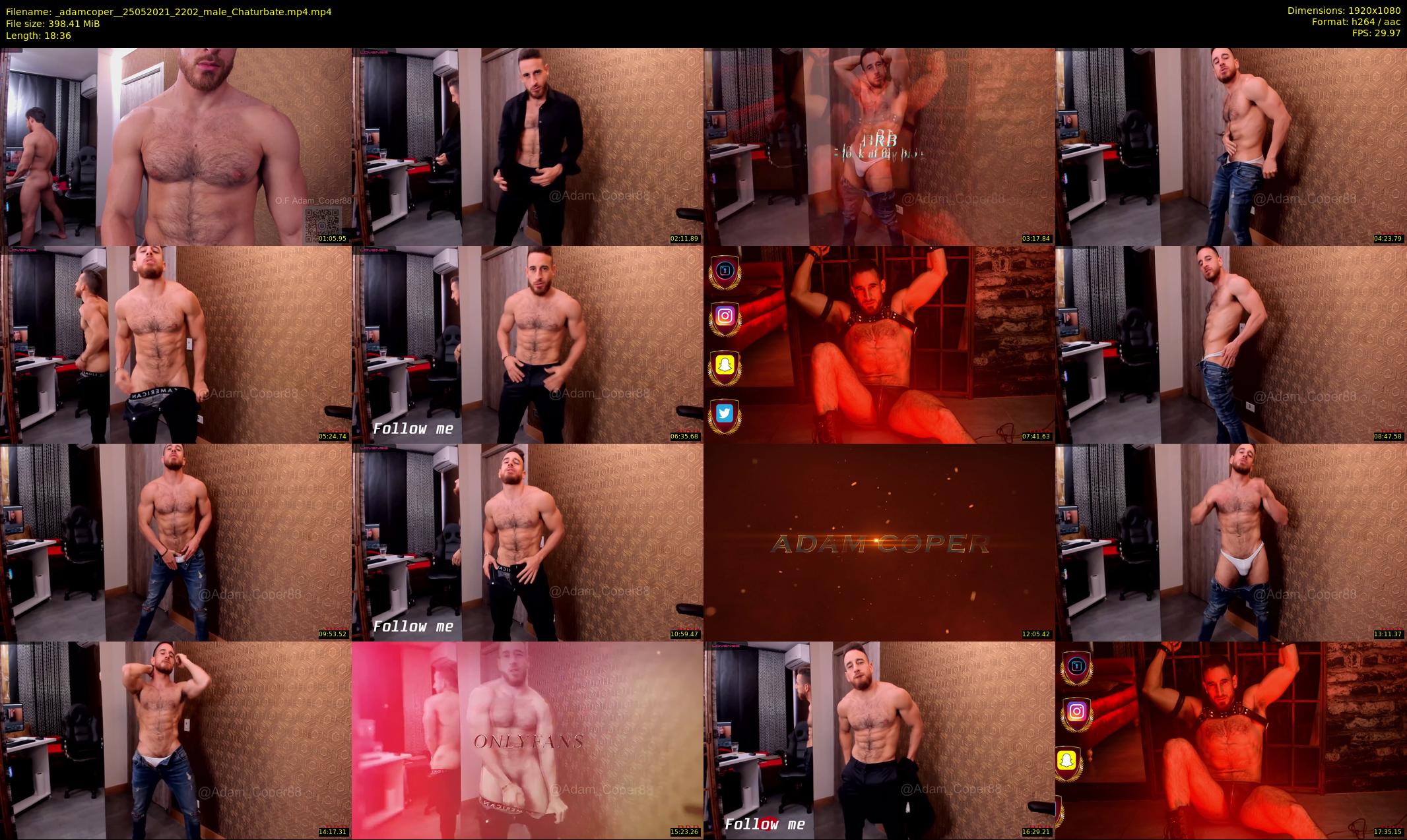 _adamcoper_ — 19 minute Chaturbate male cam show recording, 1080p, May 25, 2021