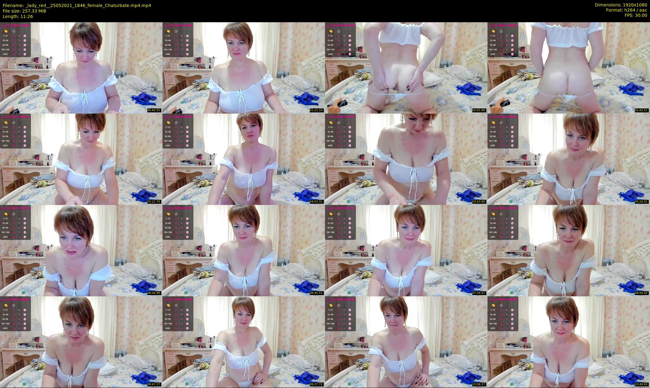 _lady_red_ — 12 minute Chaturbate female cam show recording, 1080p, May 25, 2021