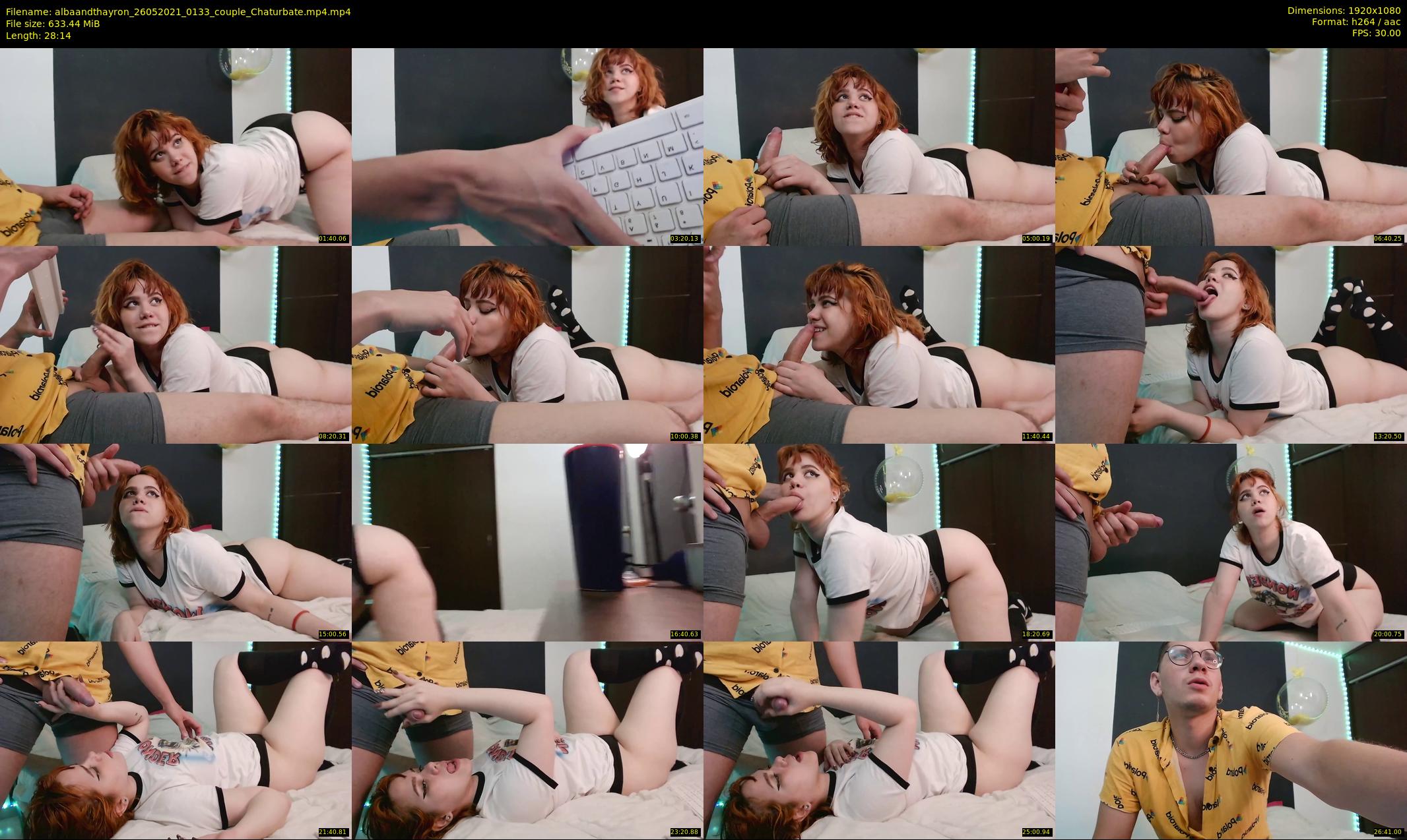 albaandthayron — 29 minute Chaturbate couple cam show recording, 1080p, May 26, 2021