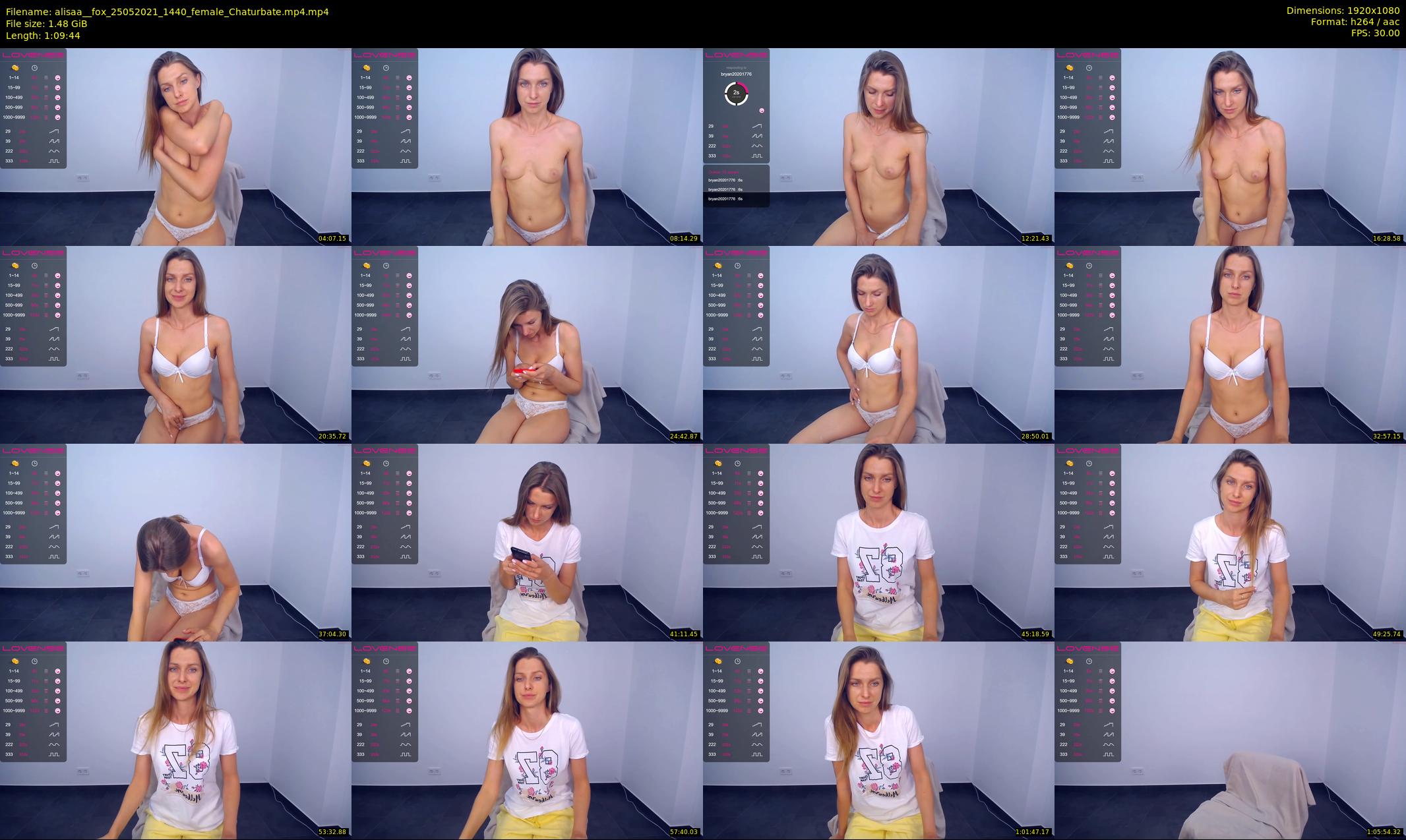 alisaa__fox — 70 minute Chaturbate female cam show recording, 1080p, May 25, 2021