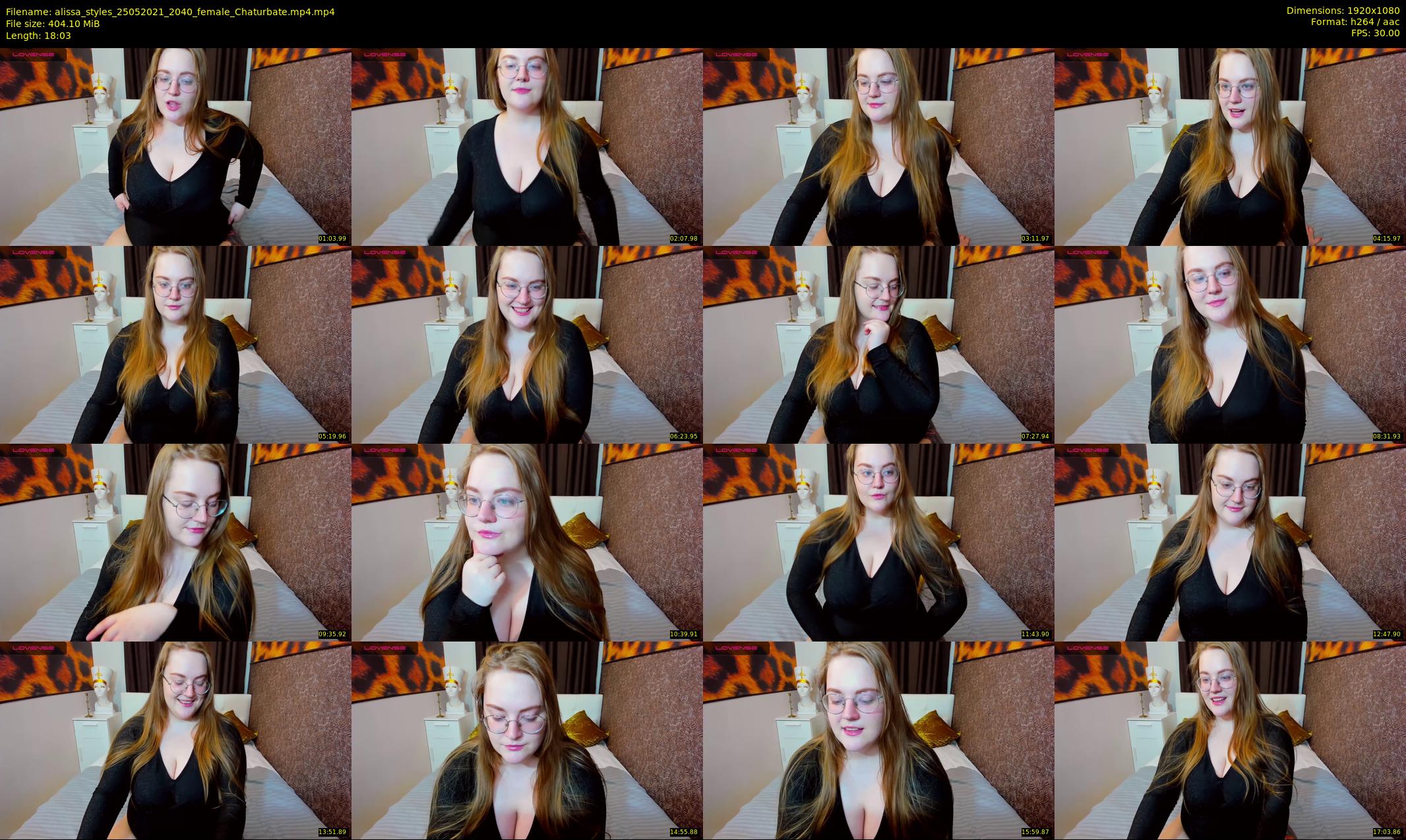 alissa_styles — 19 minute Chaturbate female cam show recording, 1080p, May 25, 2021