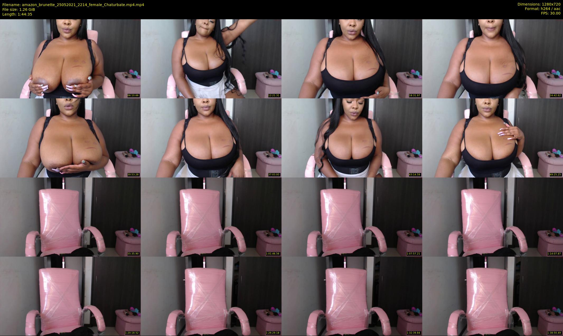 amazon_brunette — 105 minute Chaturbate female cam show recording, 720p, May 25, 2021
