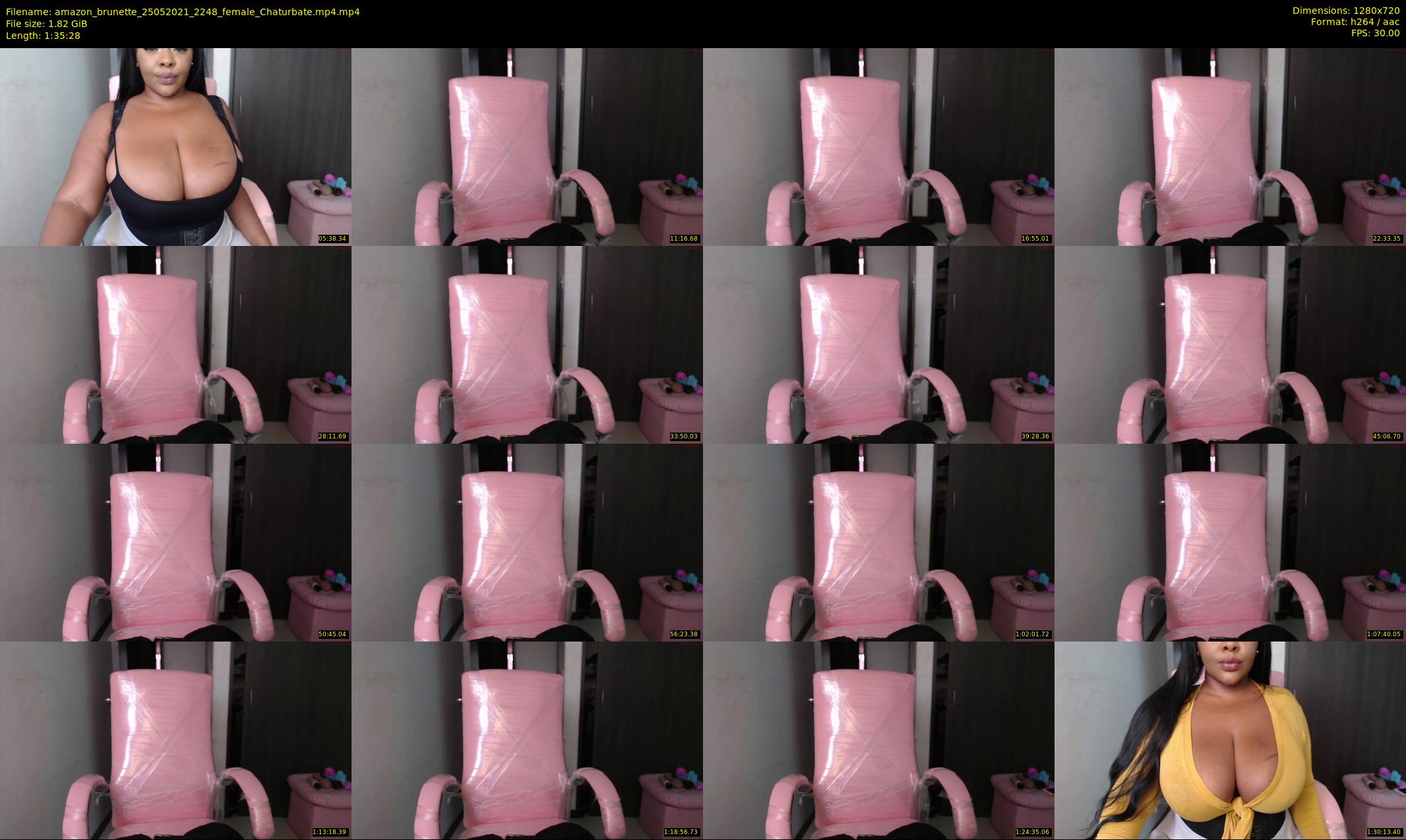 amazon_brunette — 96 minute Chaturbate female cam show recording, 720p, May 25, 2021