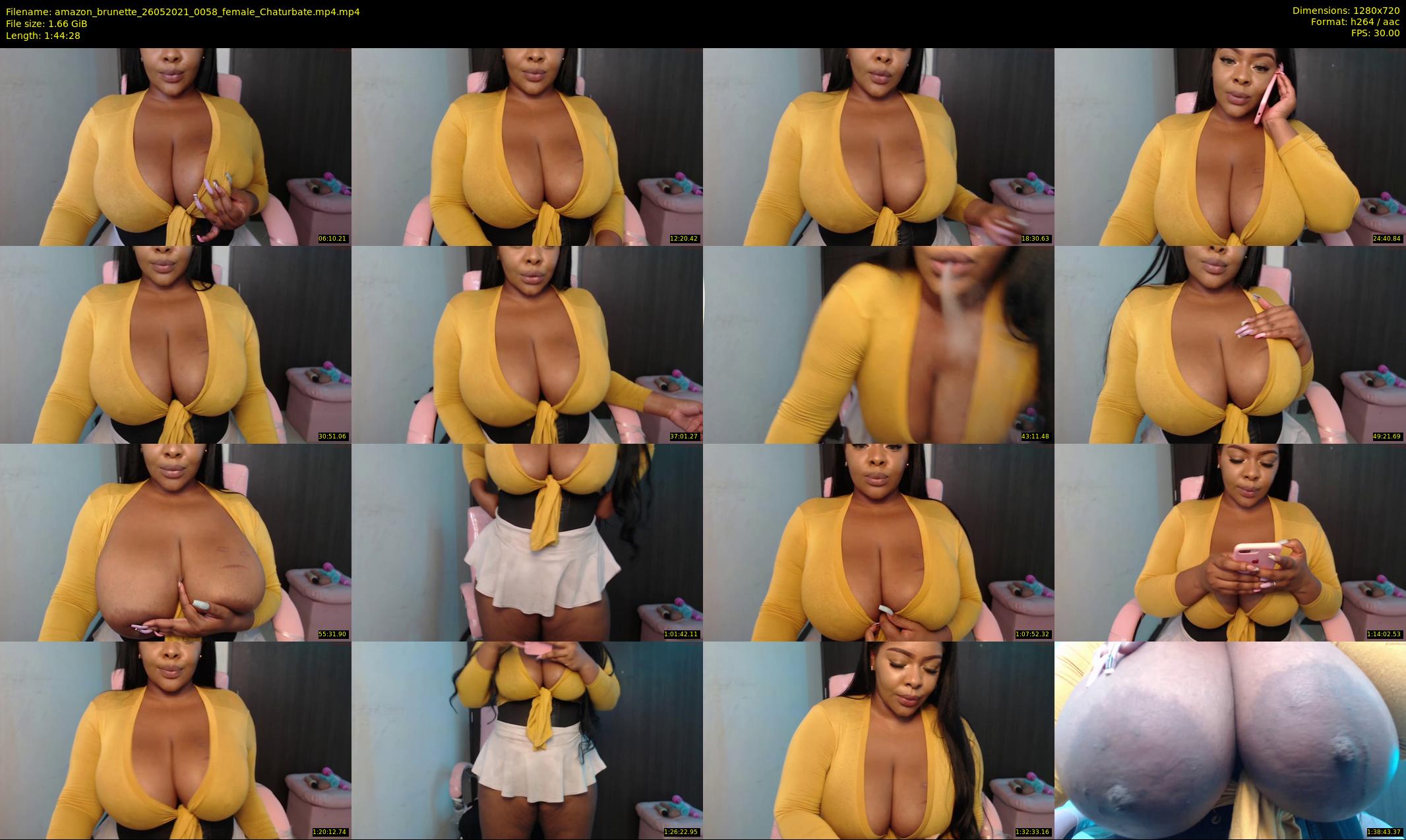 amazon_brunette — 105 minute Chaturbate female cam show recording, 720p, May 26, 2021