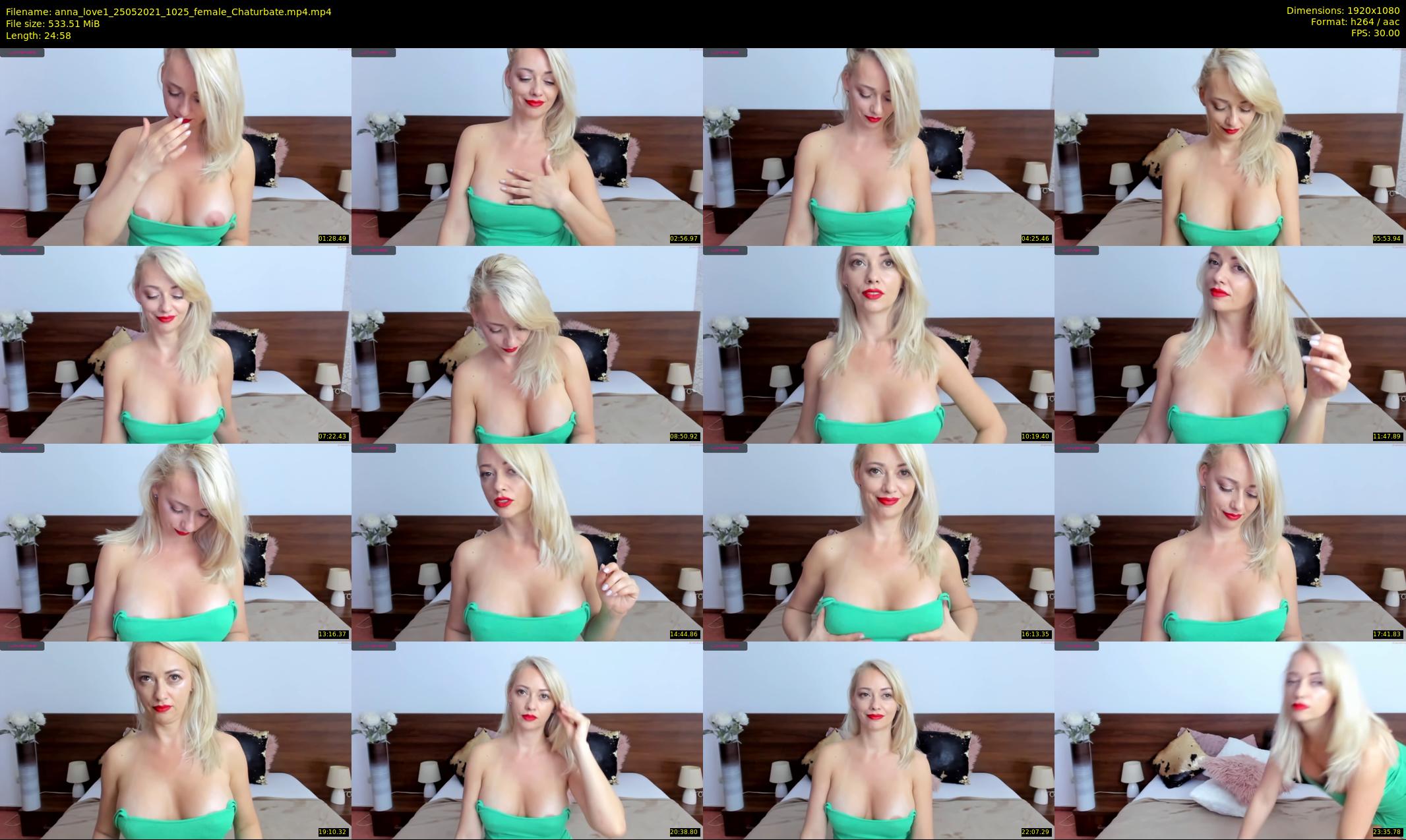 anna_love1 — 25 minute Chaturbate female cam show recording, 1080p, May 25, 2021