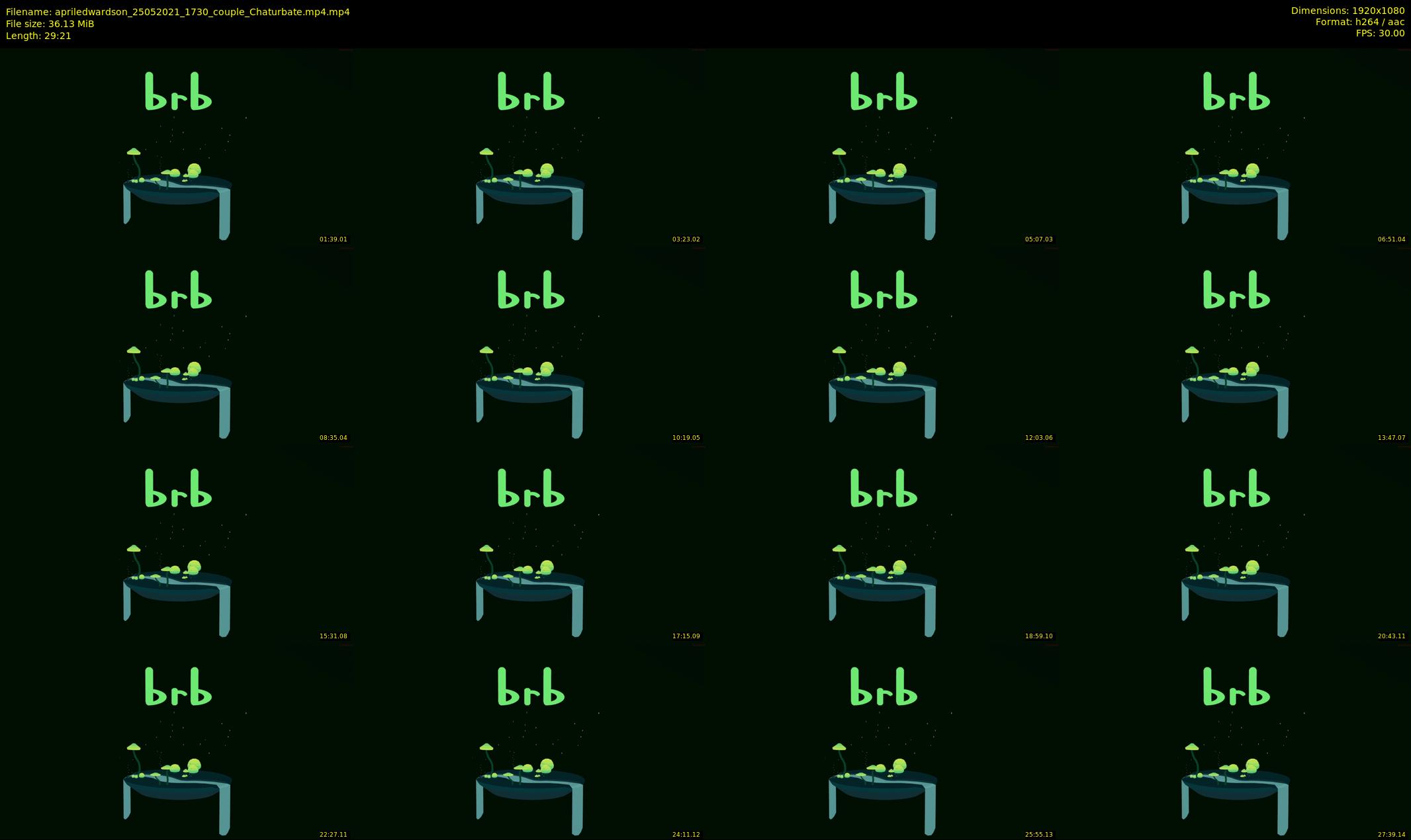 apriledwardson — 30 minute Chaturbate couple cam show recording, 1080p, May 25, 2021