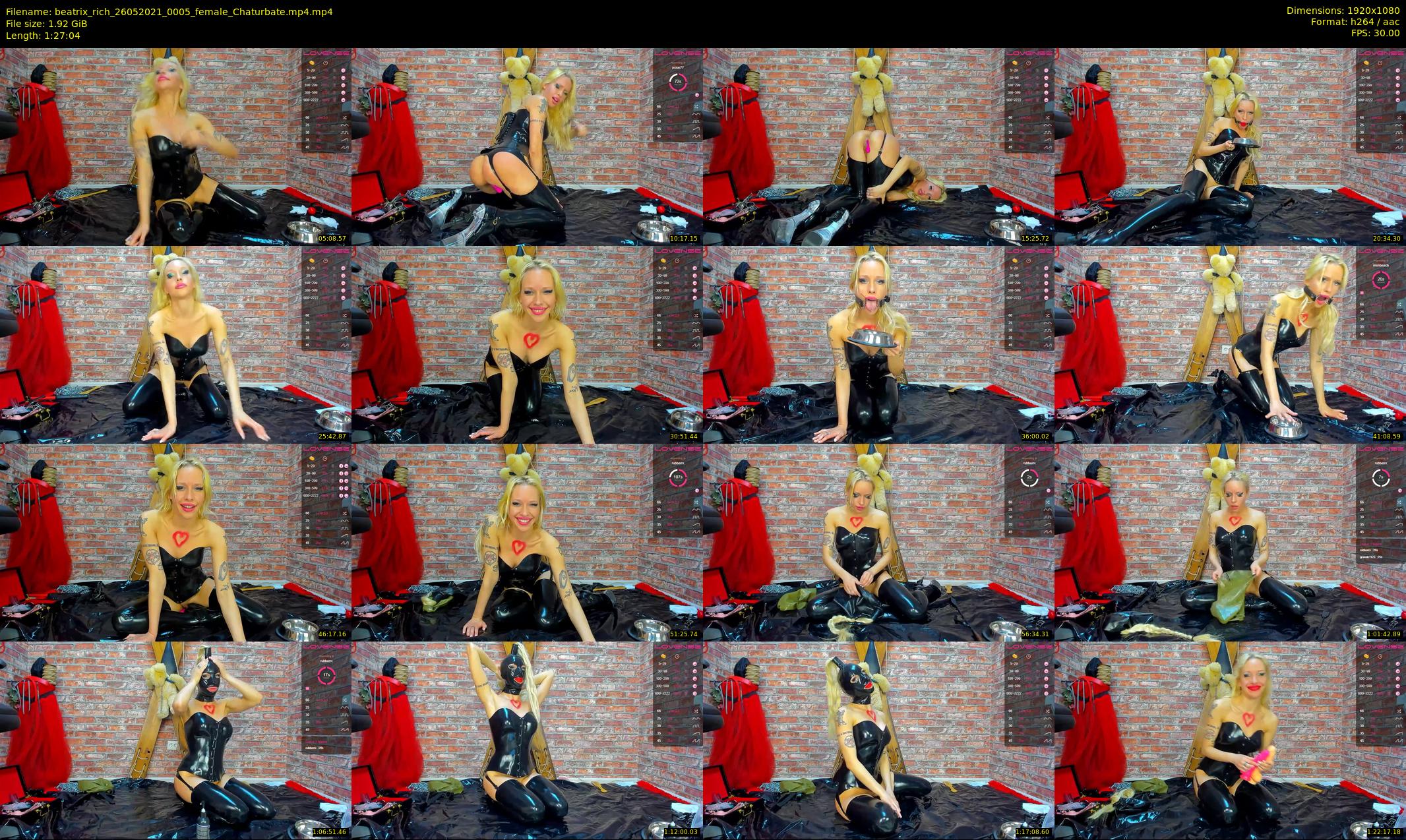beatrix_rich — 88 minute Chaturbate female cam show recording, 1080p, May 26, 2021