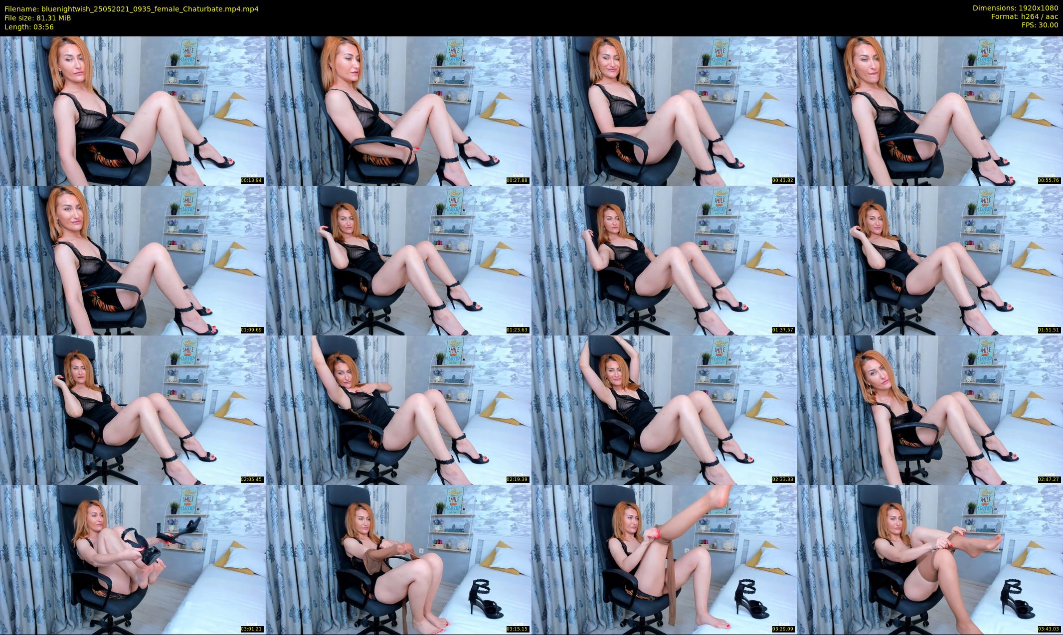 bluenightwish — 4 minute Chaturbate female cam show recording, 1080p, May 25, 2021