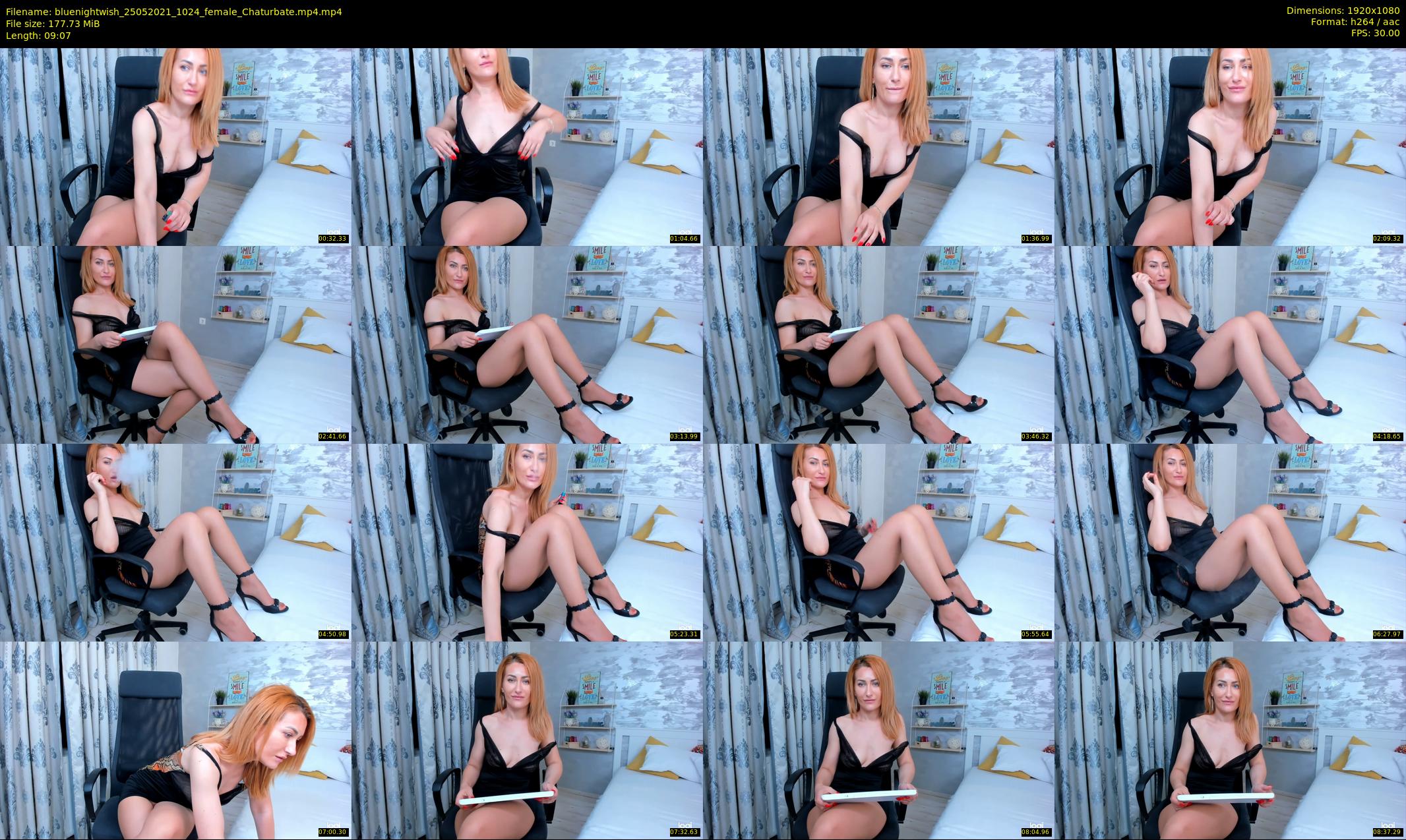 bluenightwish — 10 minute Chaturbate female cam show recording, 1080p, May 25, 2021