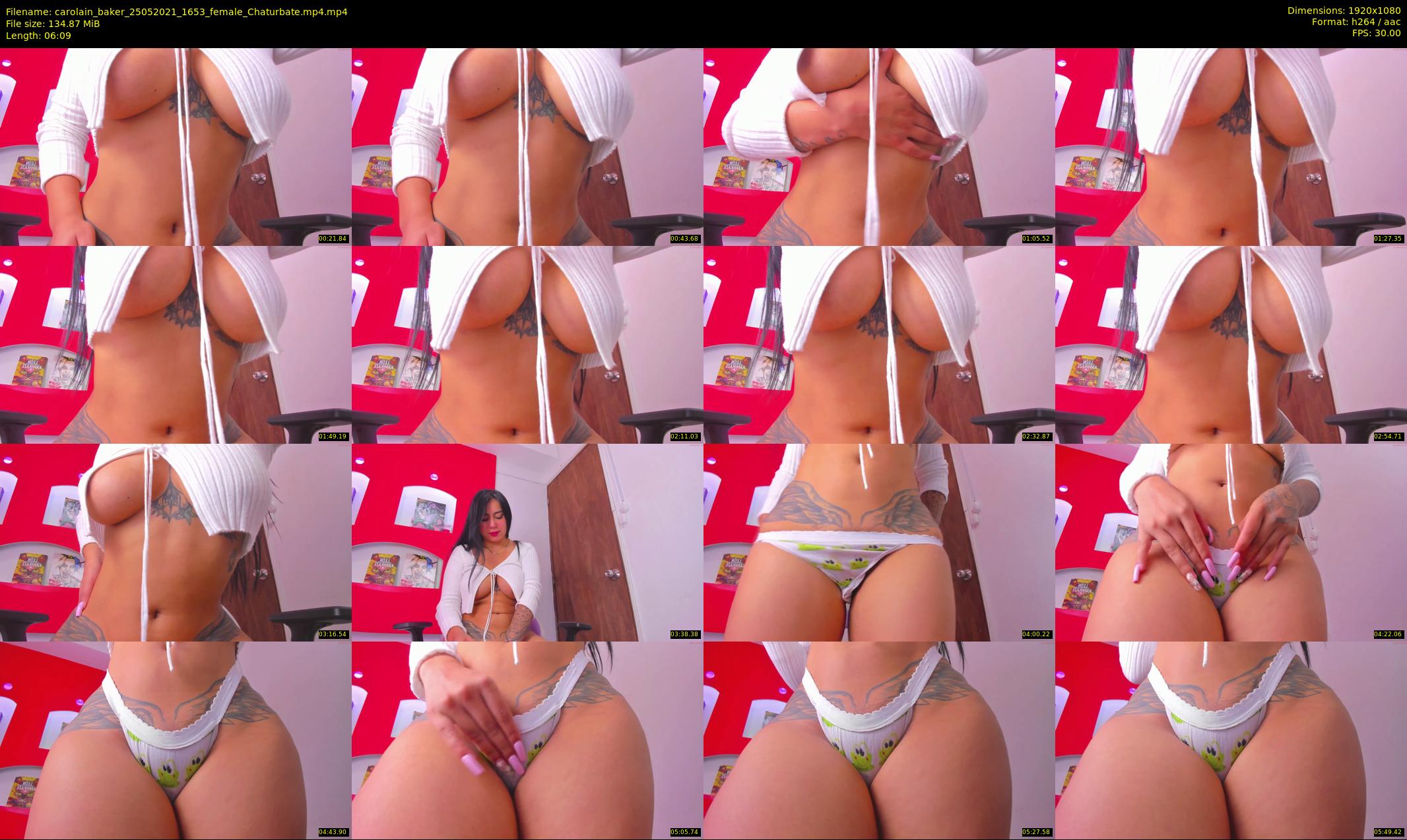 carolain_baker — 7 minute Chaturbate female cam show recording, 1080p, May 25, 2021