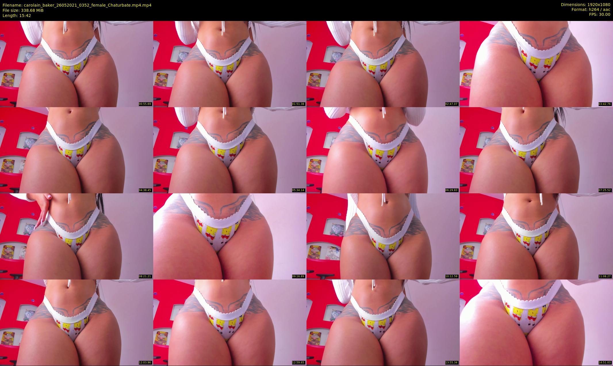 carolain_baker — 16 minute Chaturbate female cam show recording, 1080p, May 26, 2021