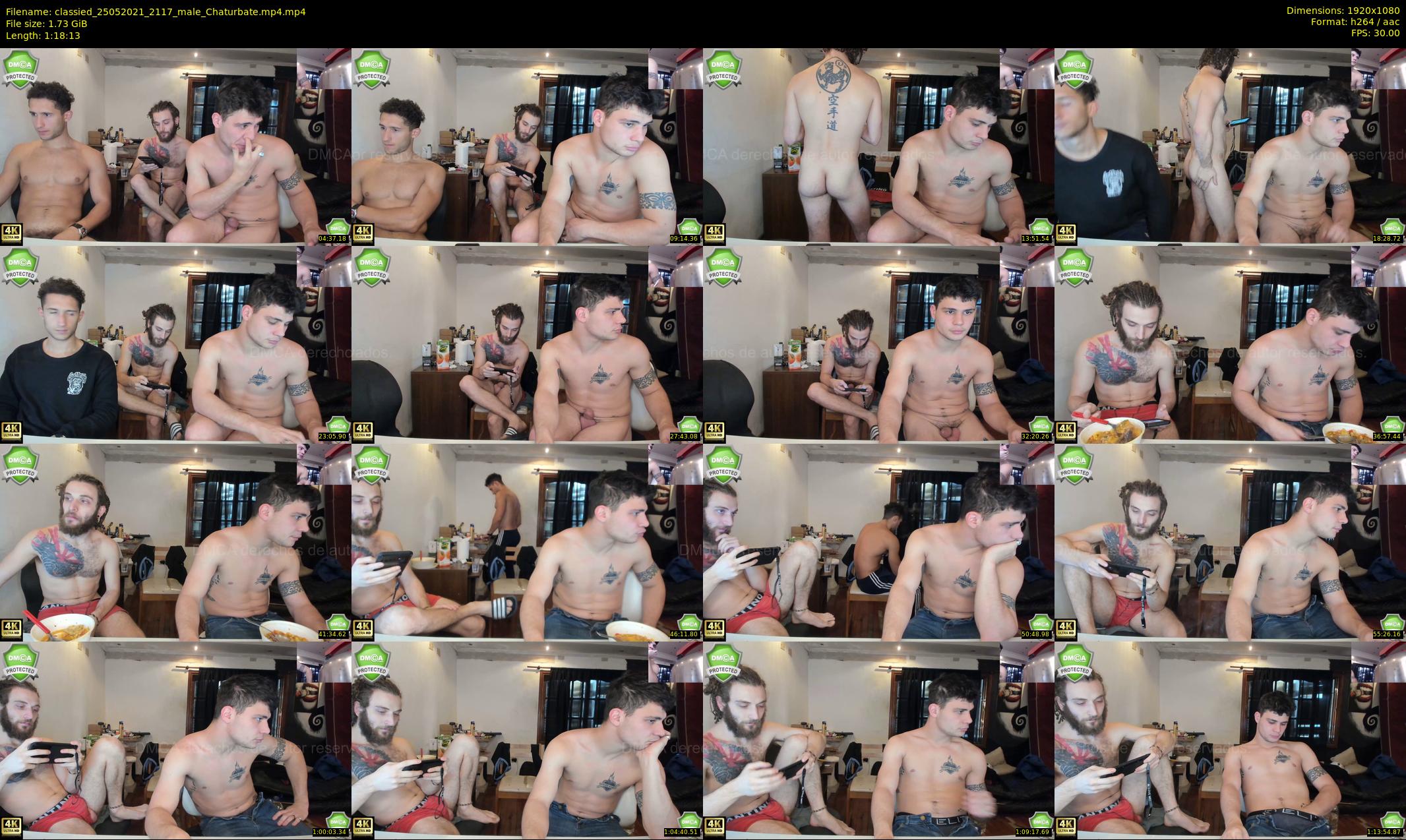 classied — 79 minute Chaturbate male cam show recording, 1080p, May 25, 2021