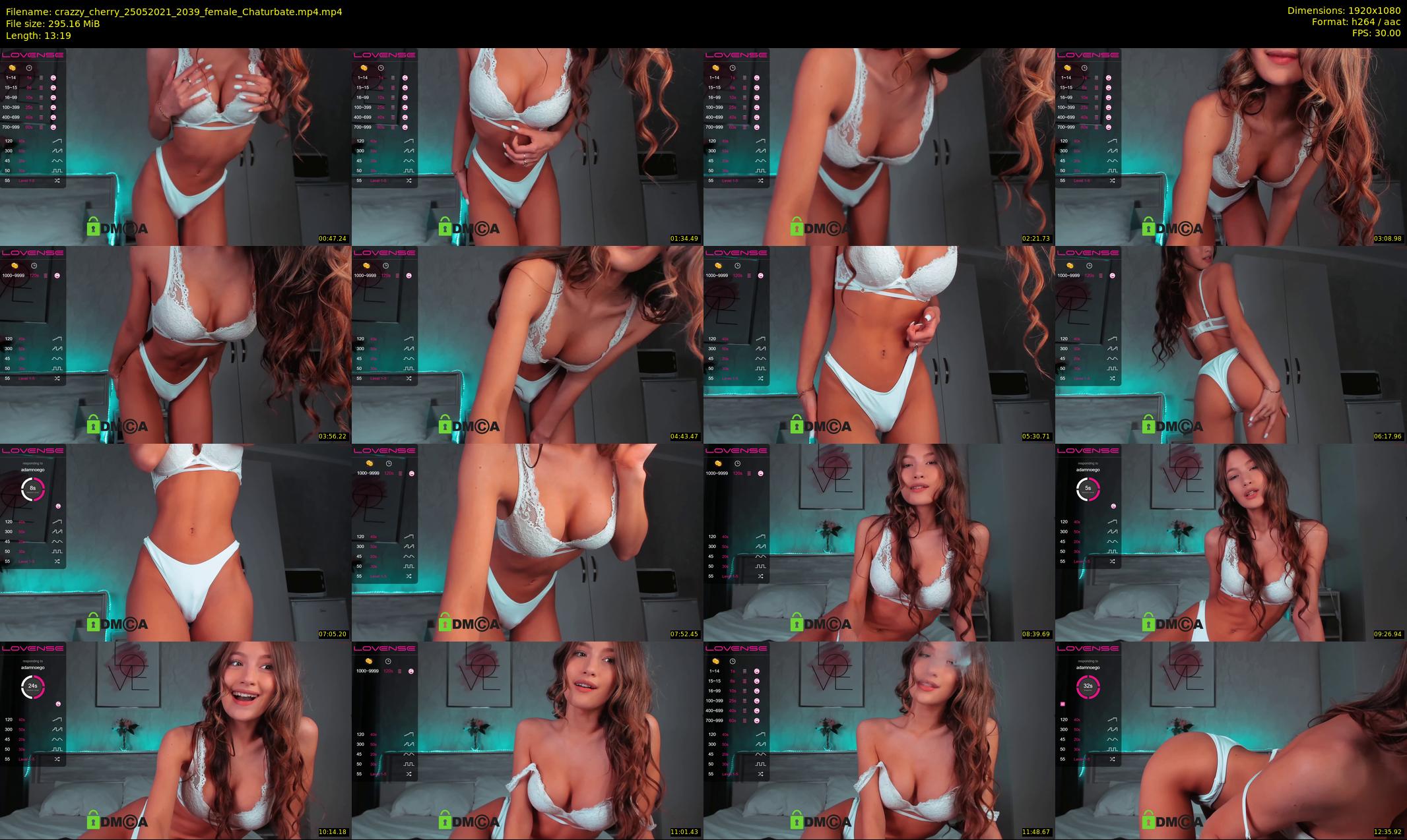 crazzy_cherry — 14 minute Chaturbate female cam show recording, 1080p, May 25, 2021