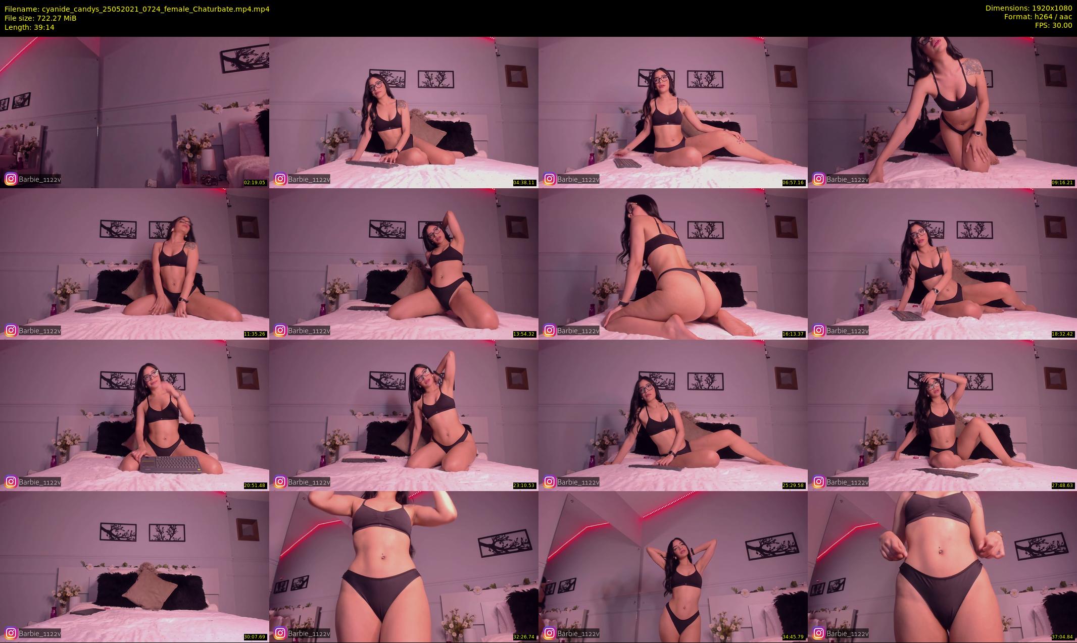 cyanide_candys — 40 minute Chaturbate female cam show recording, 1080p, May 25, 2021