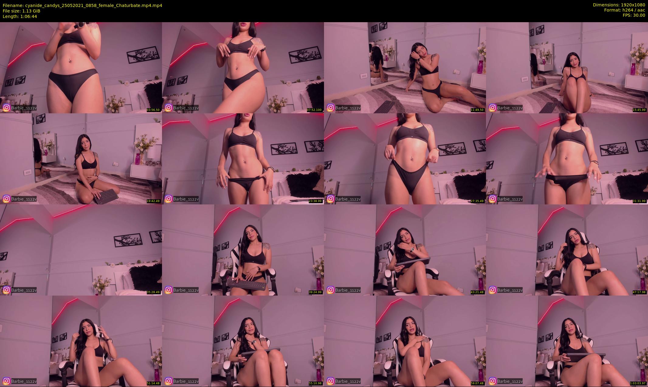 cyanide_candys — 67 minute Chaturbate female cam show recording, 1080p, May 25, 2021