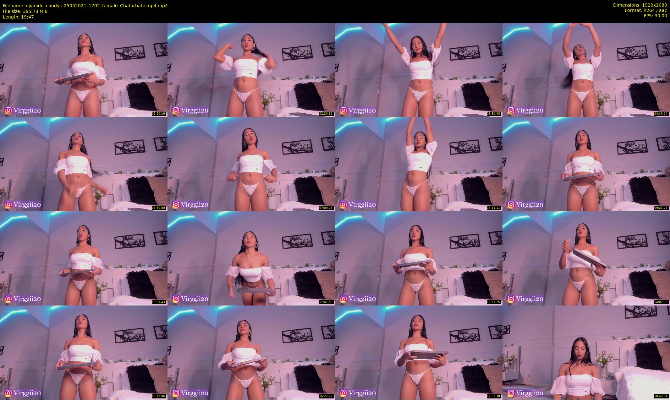 cyanide_candys — 20 minute Chaturbate female cam show recording, 1080p, May 25, 2021
