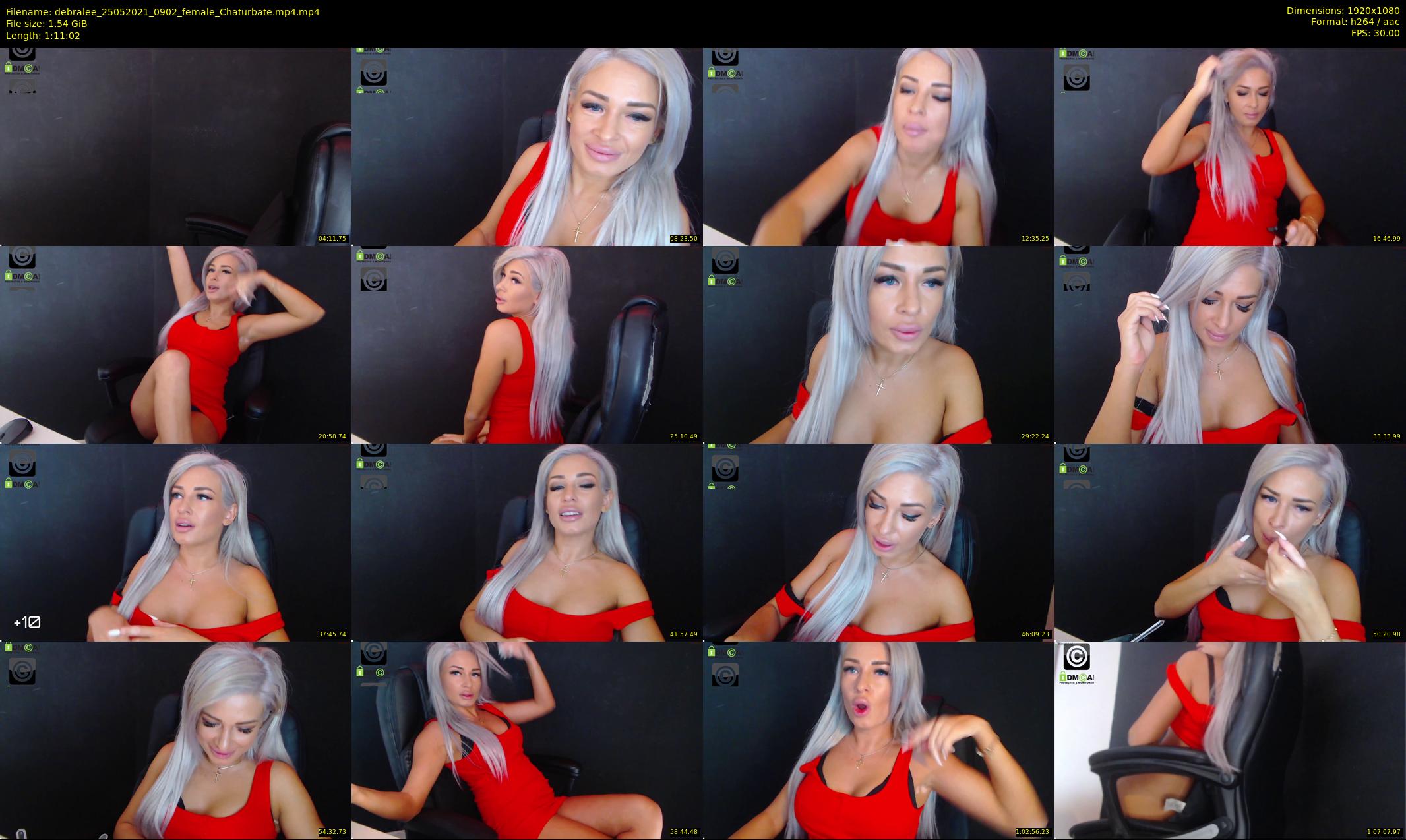 debralee — 72 minute Chaturbate female cam show recording, 1080p, May 25, 2021