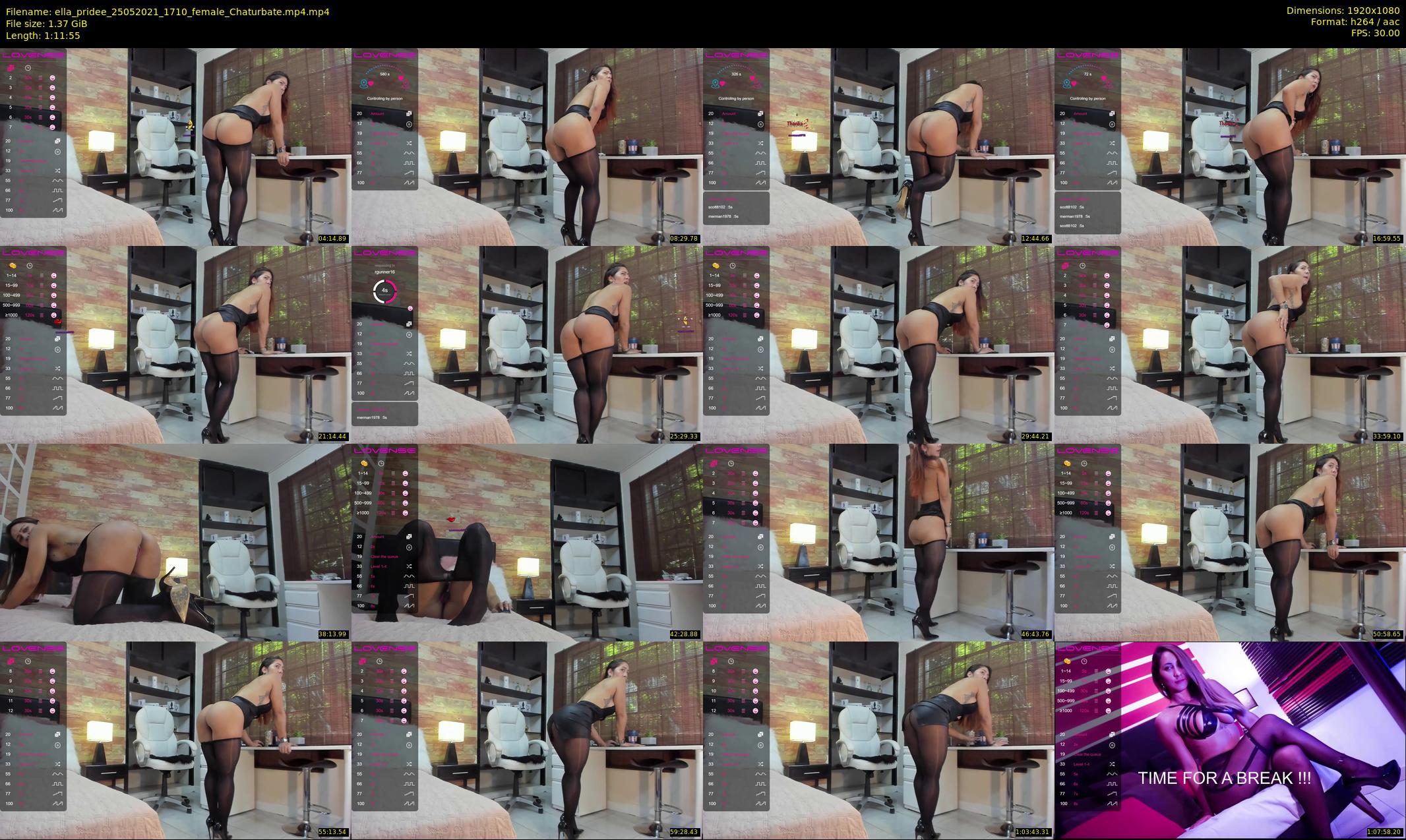 ella_pridee — 72 minute Chaturbate female cam show recording, 1080p, May 25, 2021