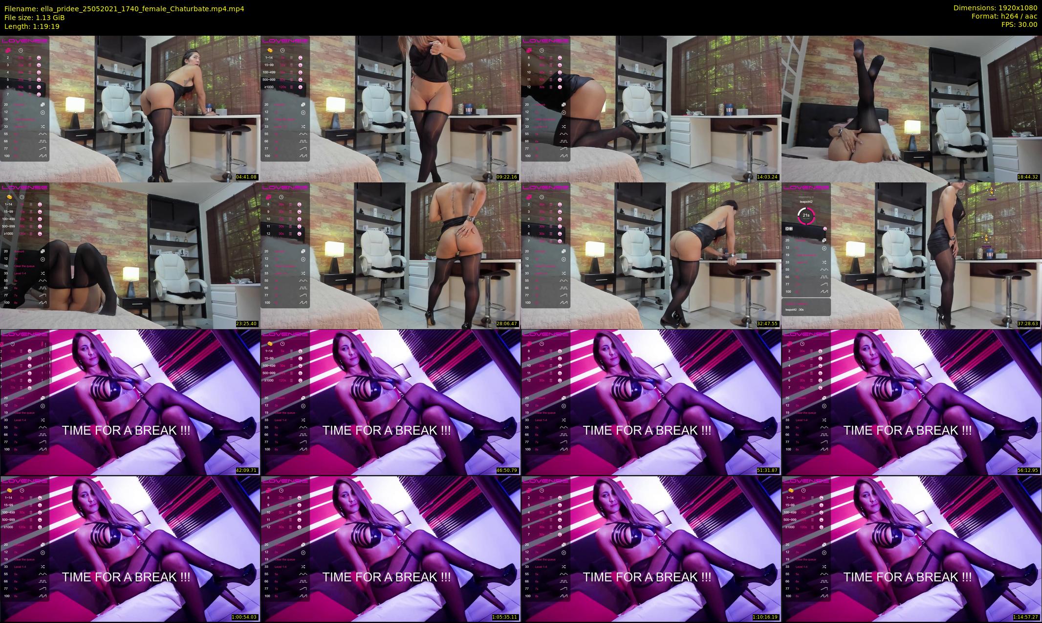 ella_pridee — 80 minute Chaturbate female cam show recording, 1080p, May 25, 2021