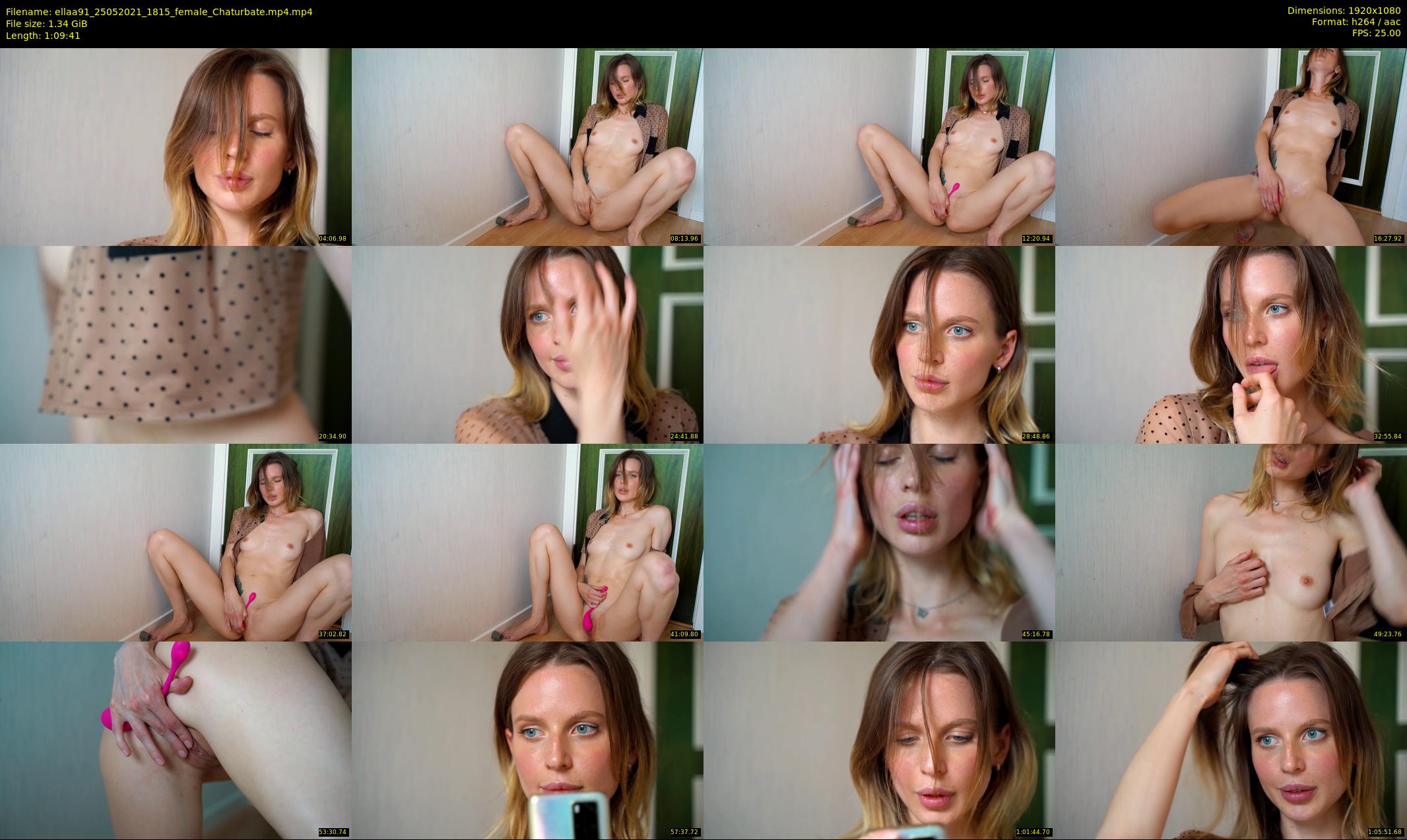 ellaa91 — 70 minute Chaturbate female cam show recording, 1080p, May 25, 2021