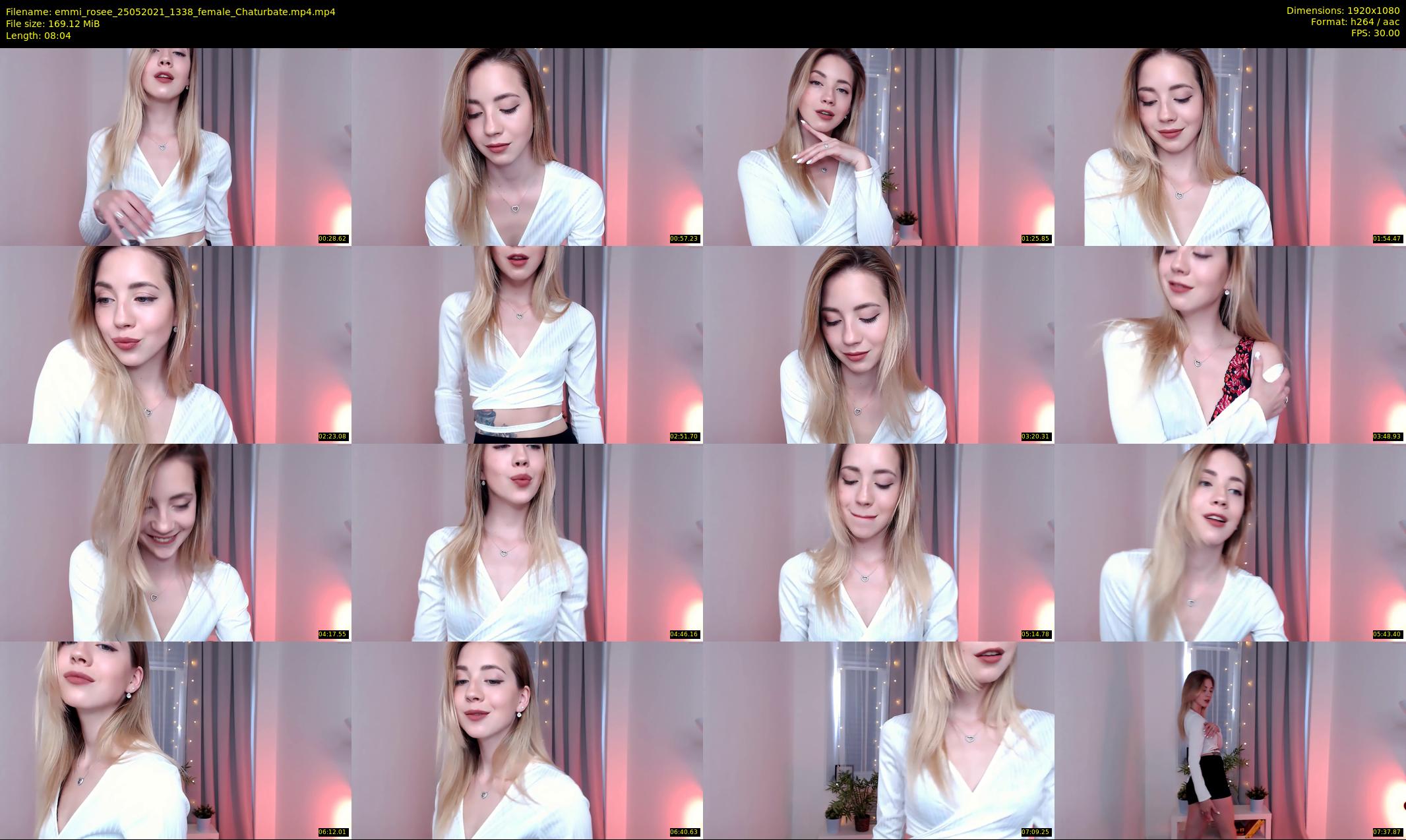 emmi_rosee — 9 minute Chaturbate female cam show recording, 1080p, May 25, 2021