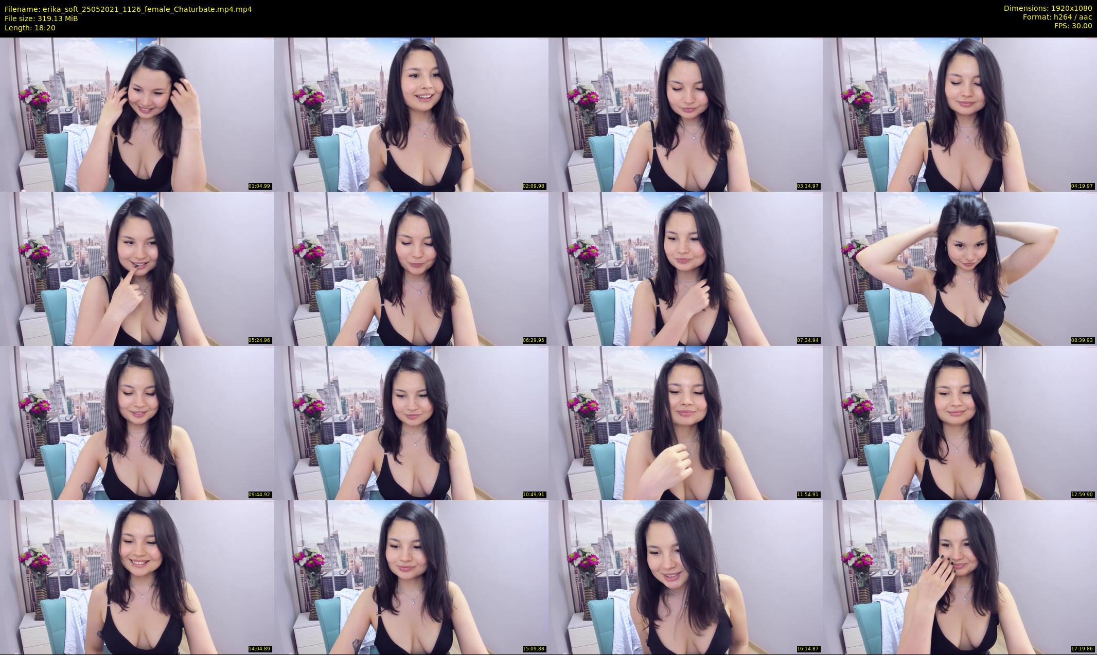 erika_soft — 19 minute Chaturbate female cam show recording, 1080p, May 25, 2021