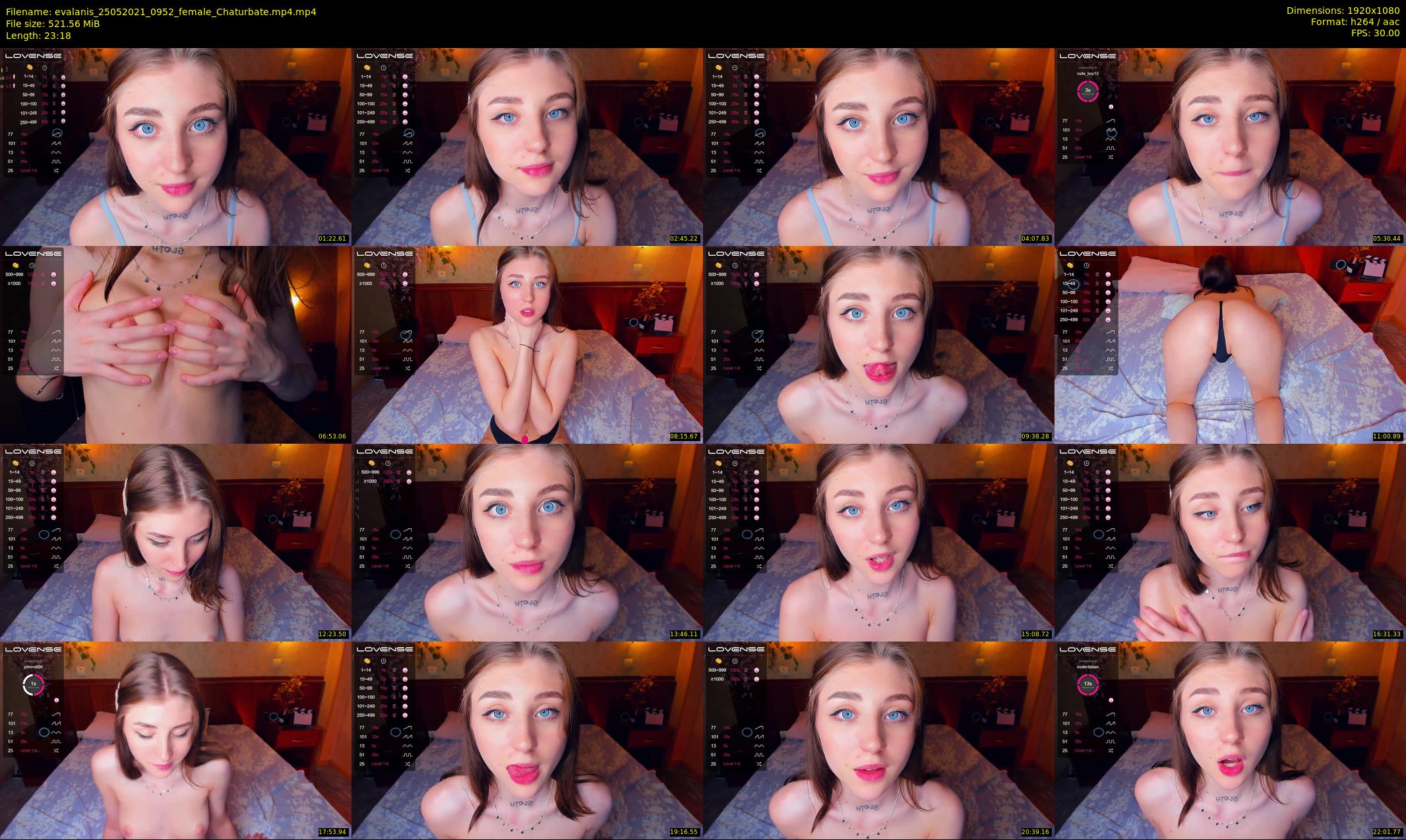 evalanis — 24 minute Chaturbate couple cam show recording, 1080p, May 25, 2021