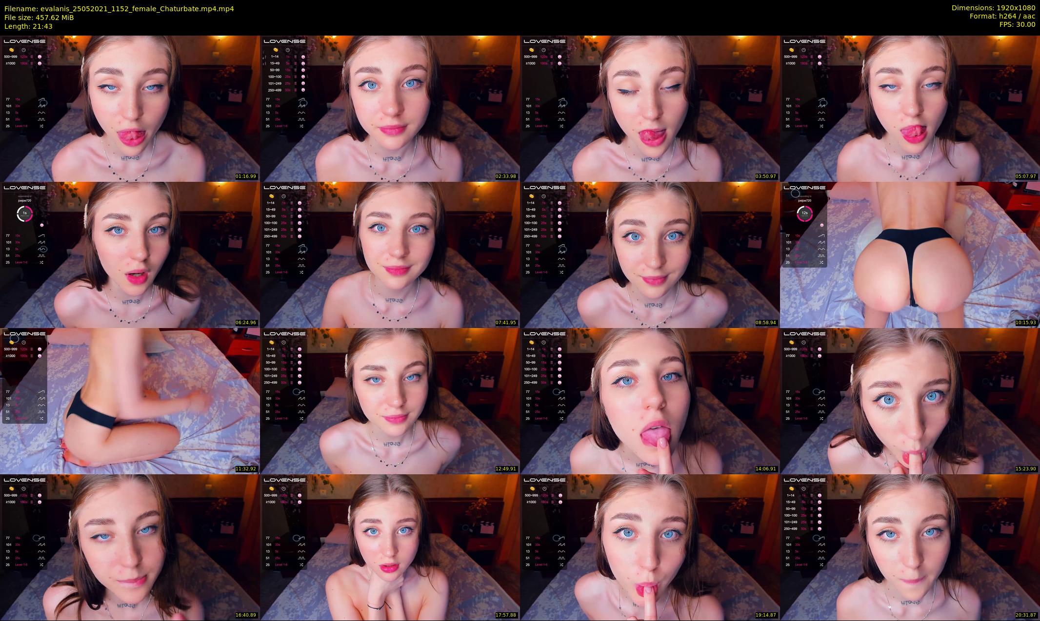 evalanis — 22 minute Chaturbate couple cam show recording, 1080p, May 25, 2021