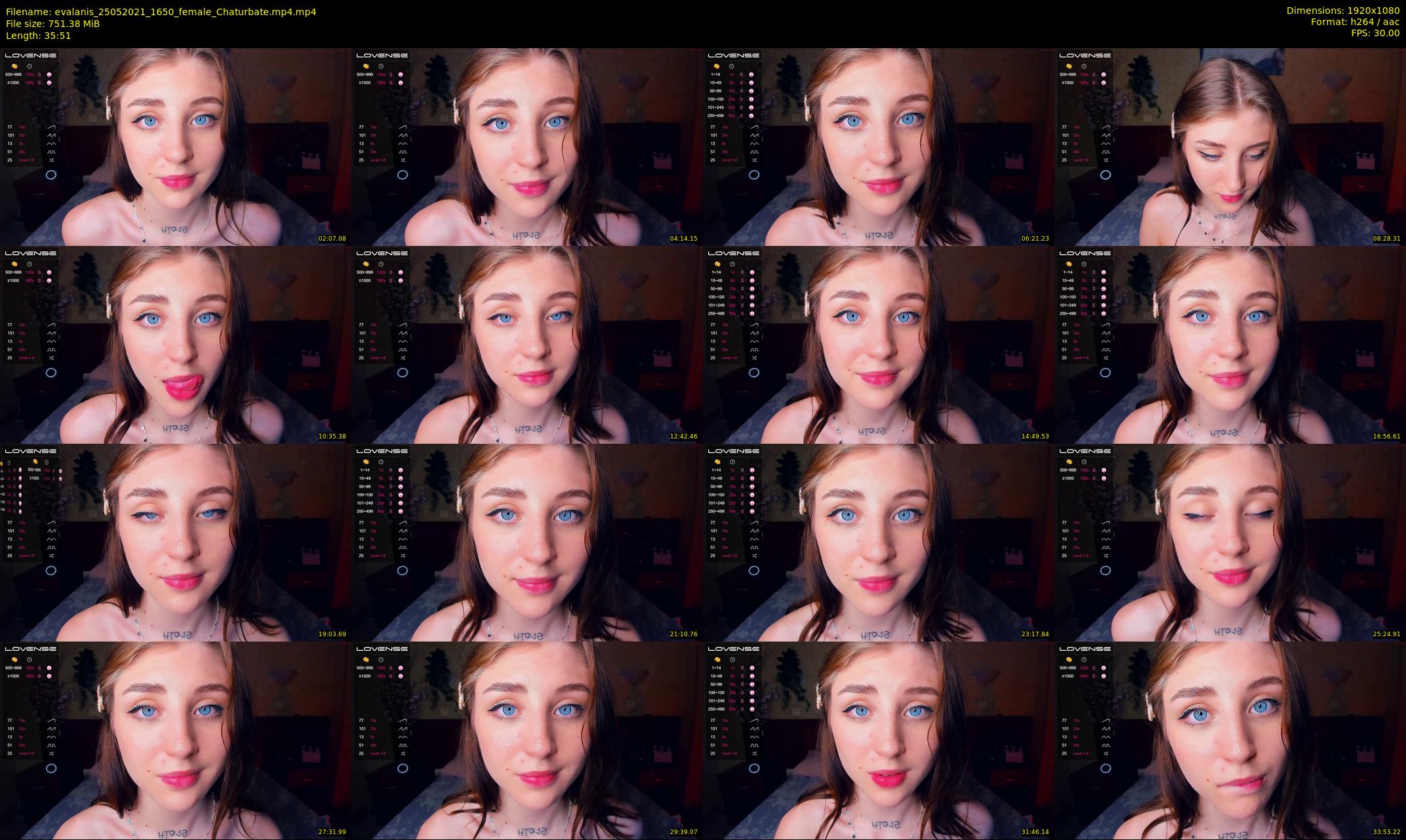 evalanis — 36 minute Chaturbate couple cam show recording, 1080p, May 25, 2021