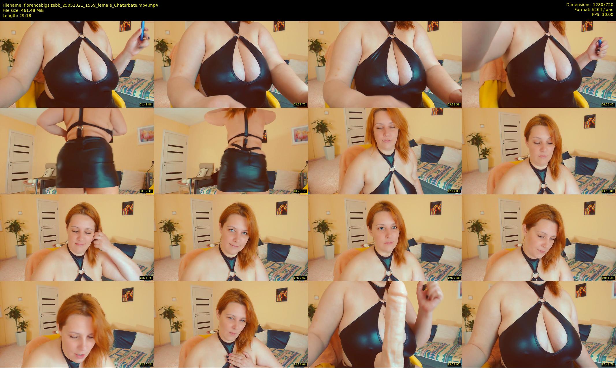 florencebigsizebb — 30 minute Chaturbate female cam show recording, 720p, May 25, 2021