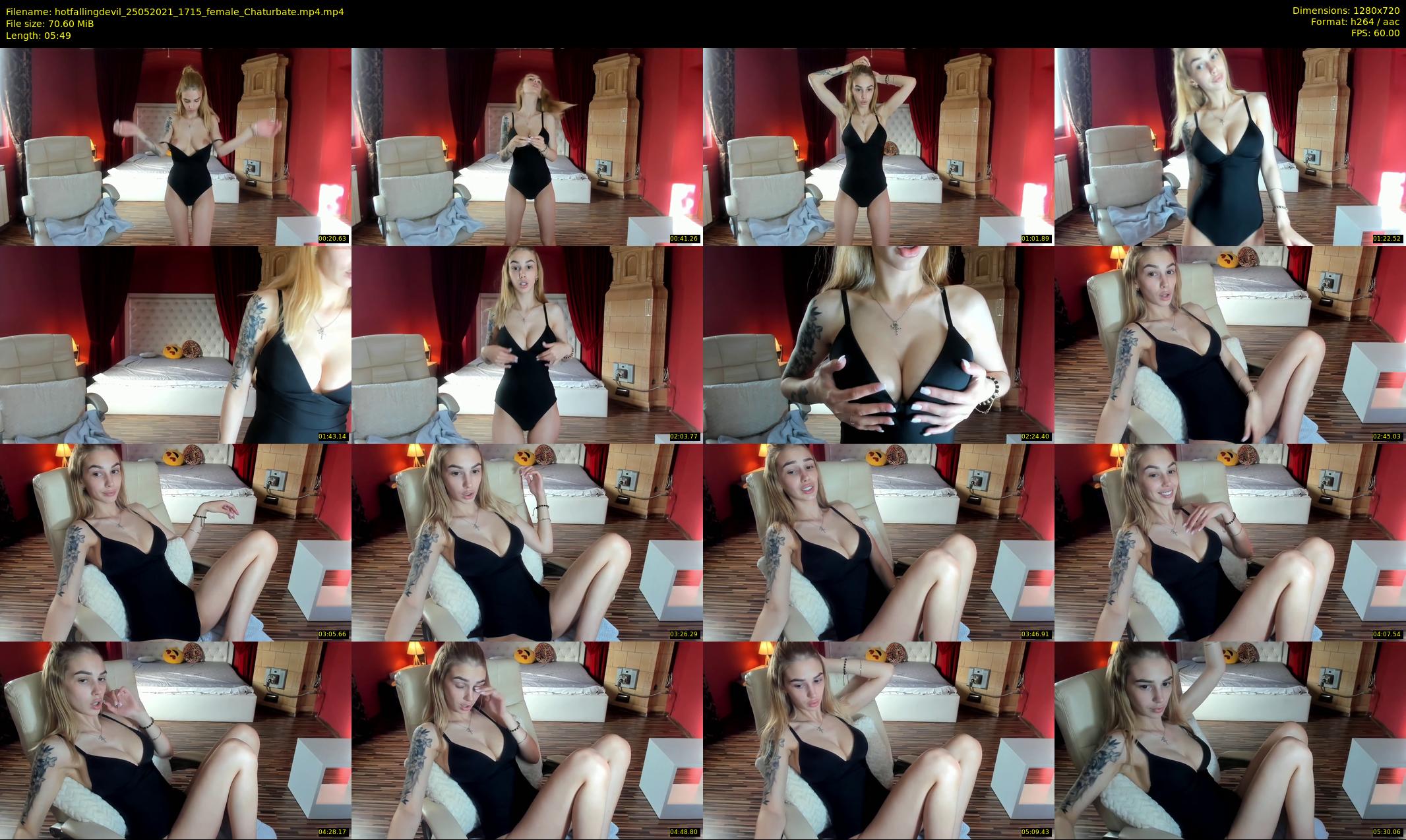 hotfallingdevil — 6 minute Chaturbate female cam show recording, 720p, May 25, 2021