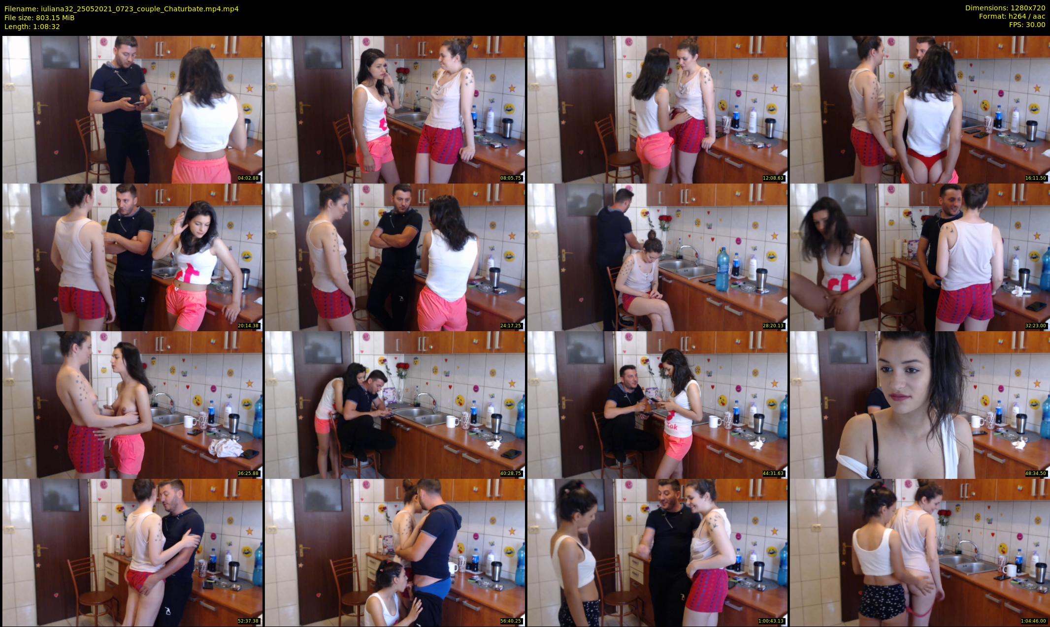 iuliana32 — 69 minute Chaturbate couple cam show recording, 720p, May 25, 2021