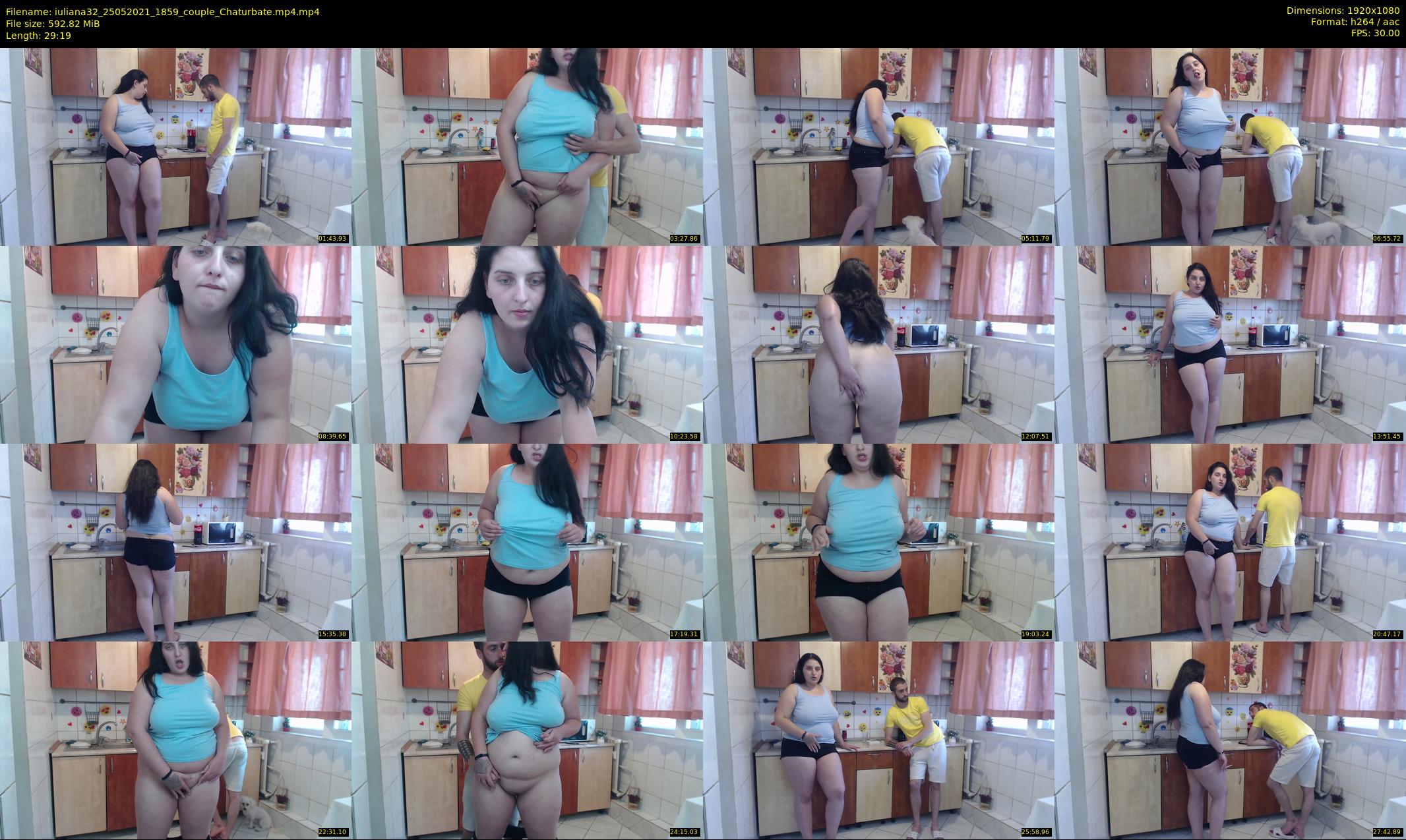 iuliana32 — 30 minute Chaturbate couple cam show recording, 1080p, May 25, 2021