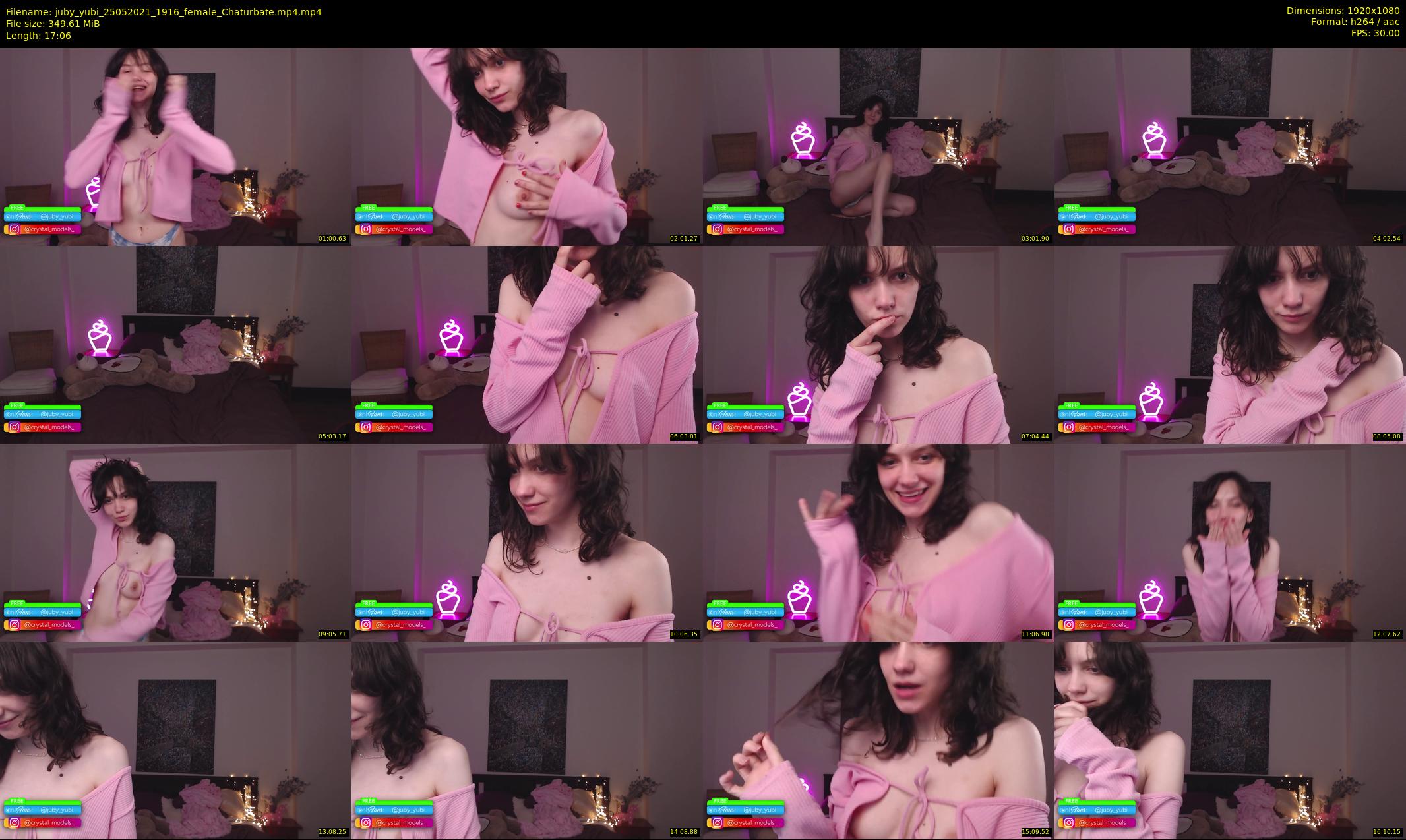juby_yubi — 18 minute Chaturbate female cam show recording, 1080p, May 25, 2021