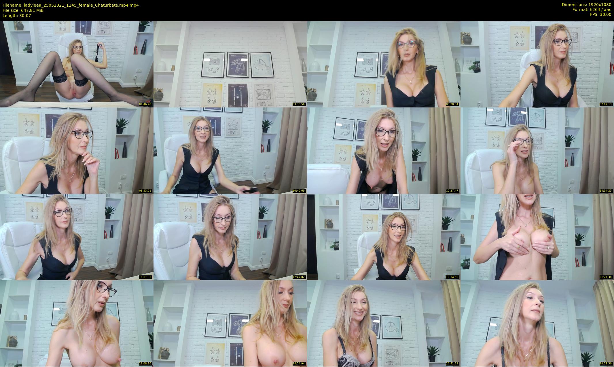 ladyleea — 31 minute Chaturbate female cam show recording, 1080p, May 25, 2021