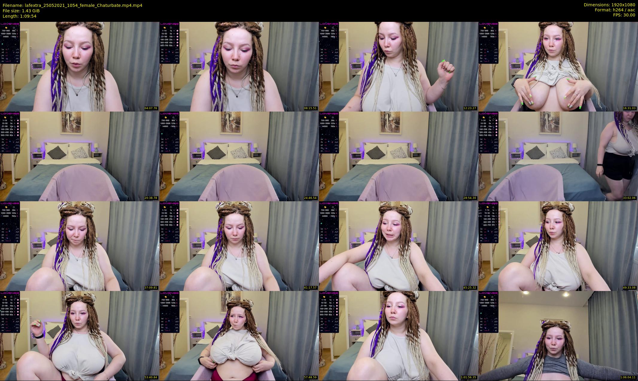 lafextra — 70 minute Chaturbate female cam show recording, 1080p, May 25, 2021