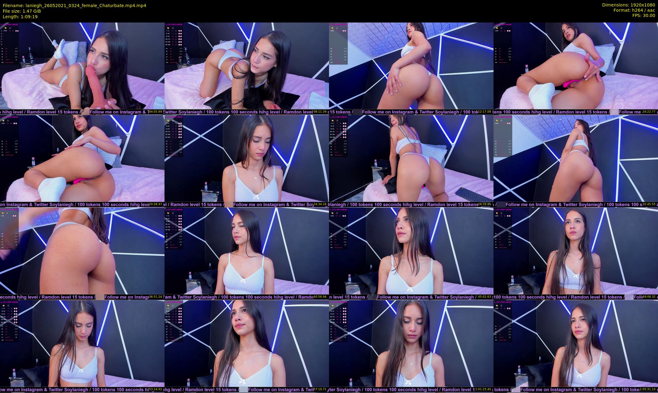 laniegh — 70 minute Chaturbate female cam show recording, 1080p, May 26, 2021