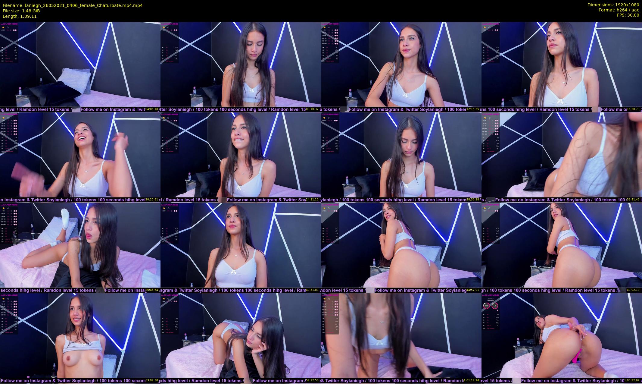 laniegh — 70 minute Chaturbate female cam show recording, 1080p, May 26, 2021