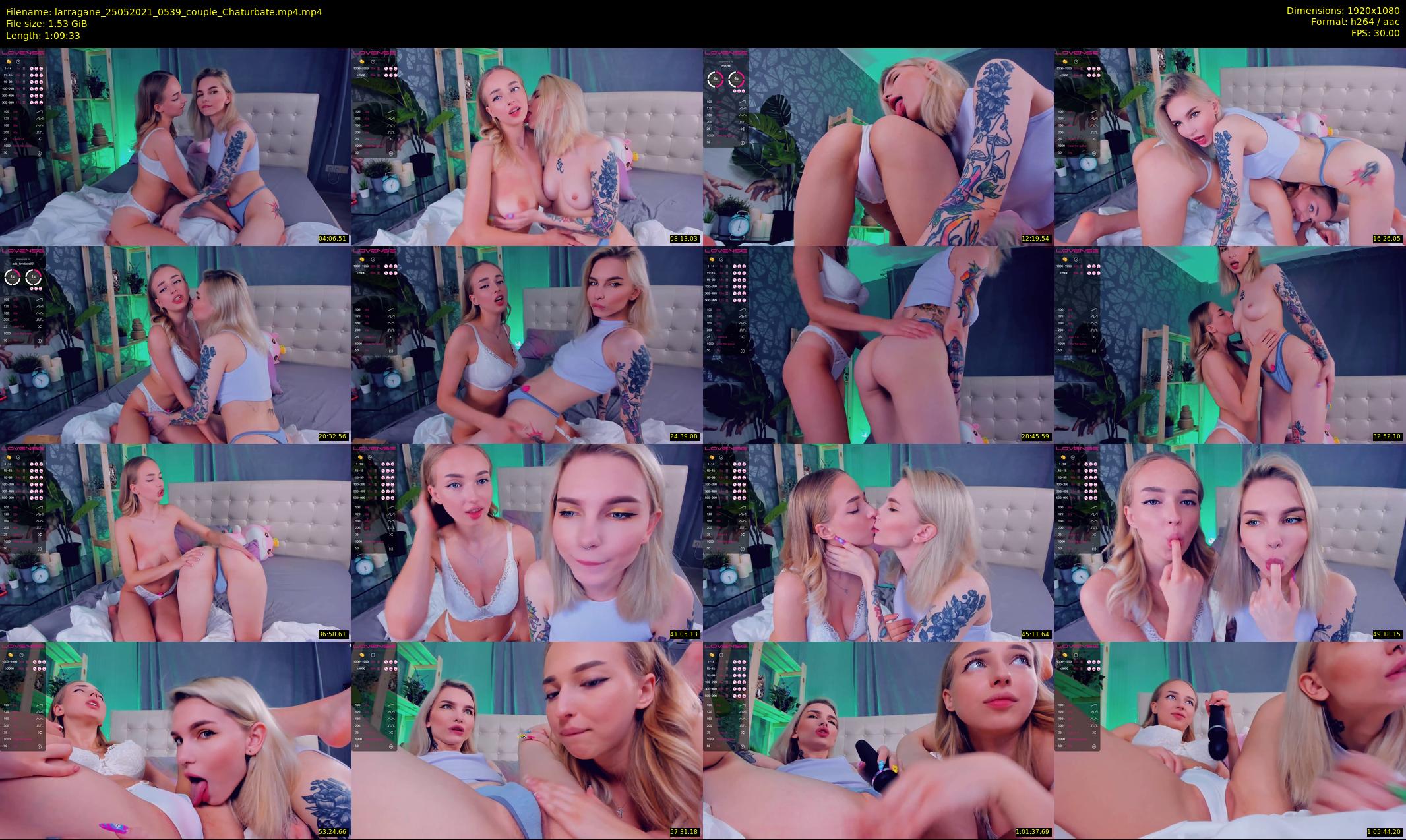 larragane — 70 minute Chaturbate couple cam show recording, 1080p, May 25, 2021