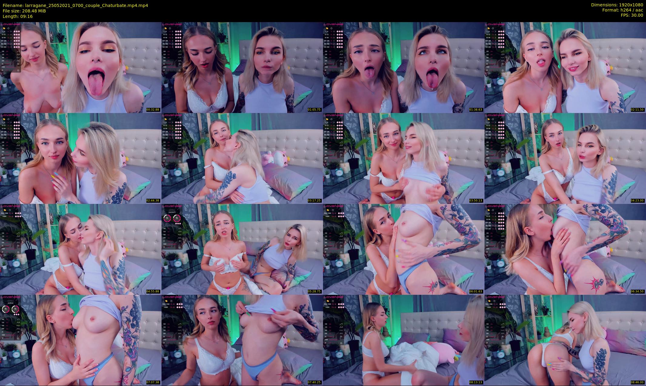 larragane — 10 minute Chaturbate couple cam show recording, 1080p, May 25, 2021