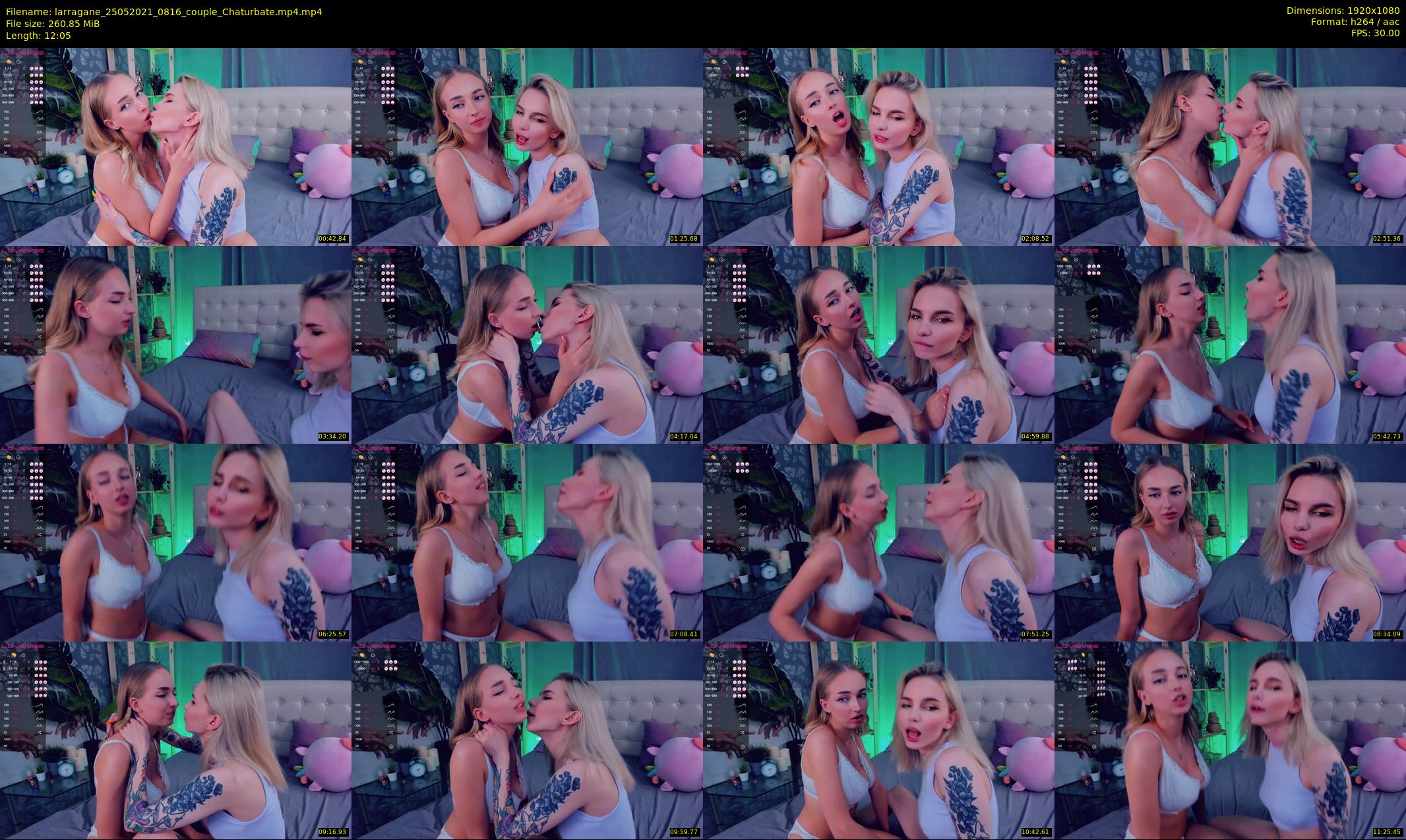 larragane — 13 minute Chaturbate couple cam show recording, 1080p, May 25, 2021