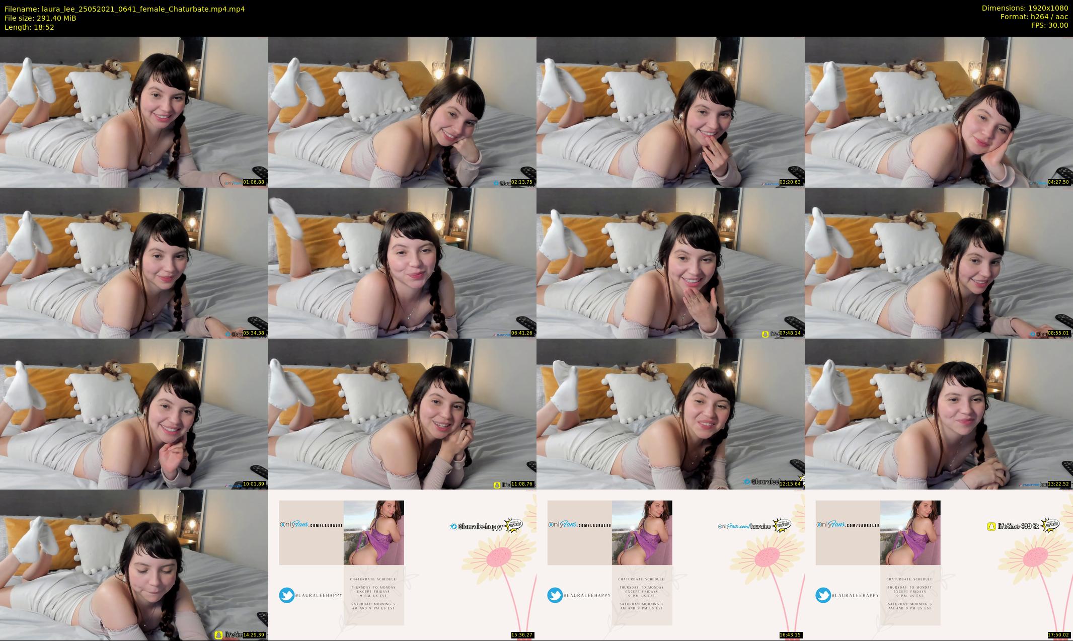 laura_lee — 19 minute Chaturbate female cam show recording, 1080p, May 25, 2021