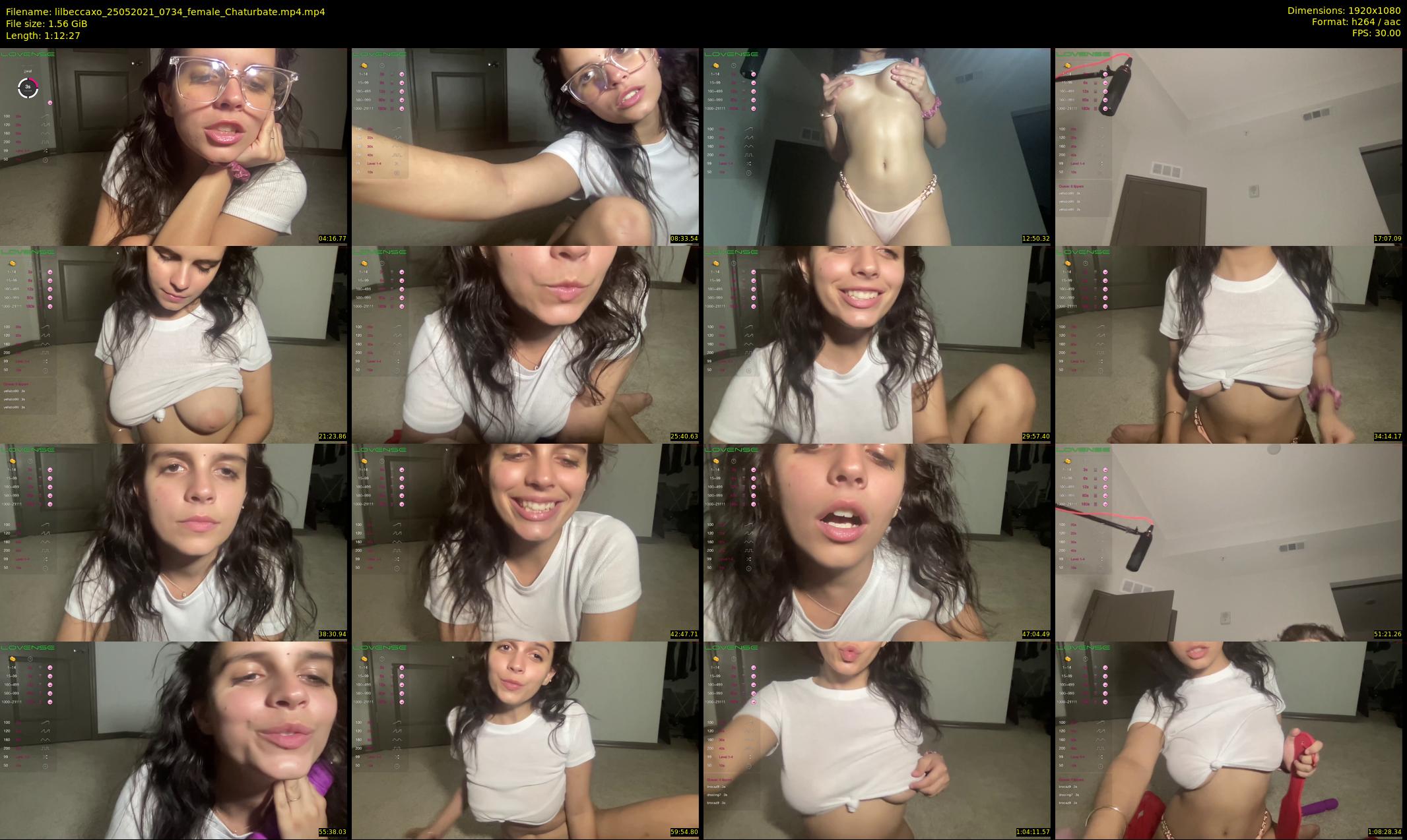 lilbeccaxo — 73 minute Chaturbate female cam show recording, 1080p, May 25, 2021