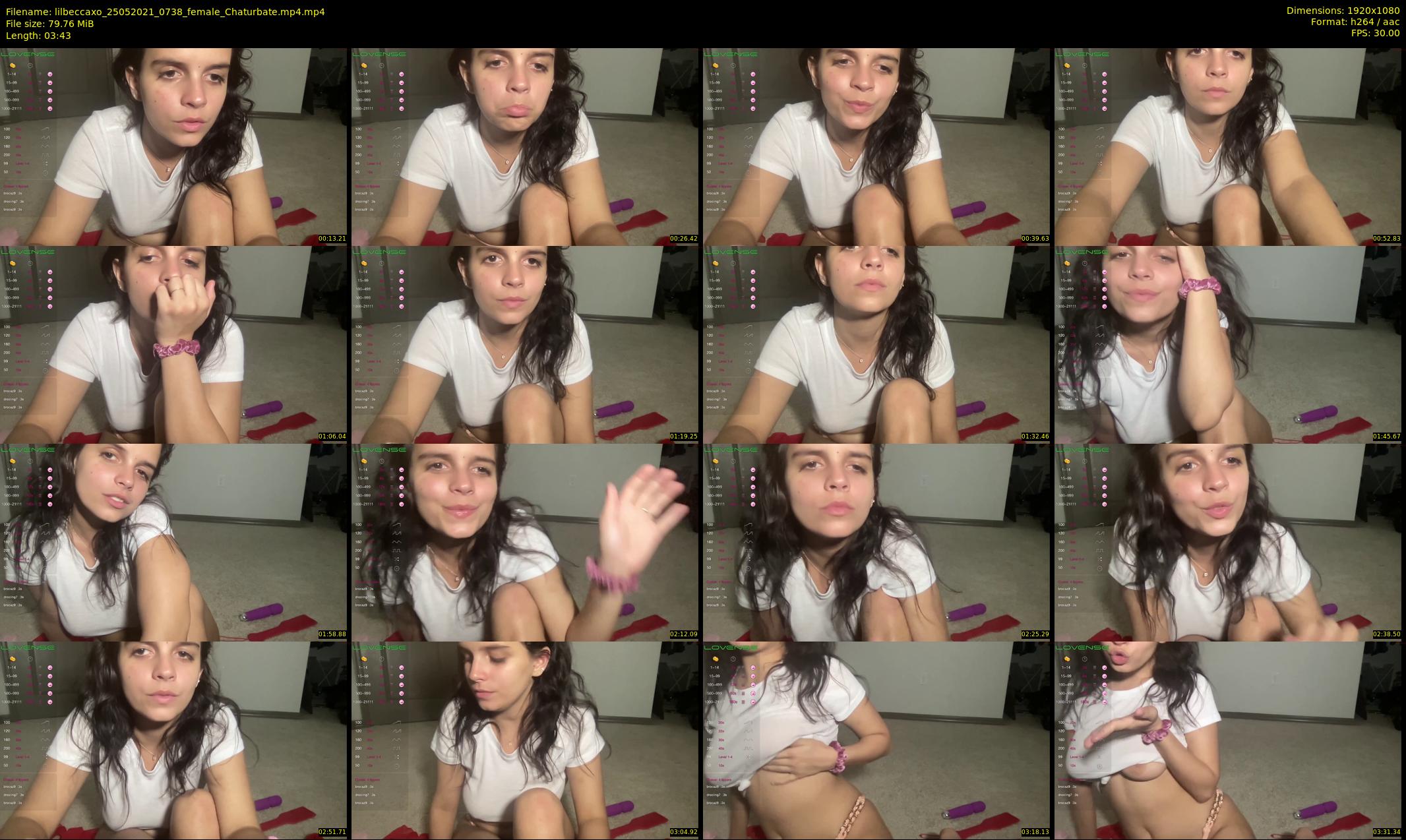 lilbeccaxo — 4 minute Chaturbate female cam show recording, 1080p, May 25, 2021
