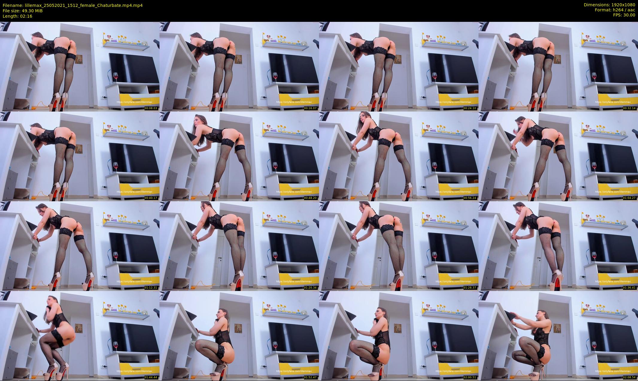 lillemax — 3 minute Chaturbate female cam show recording, 1080p, May 25, 2021