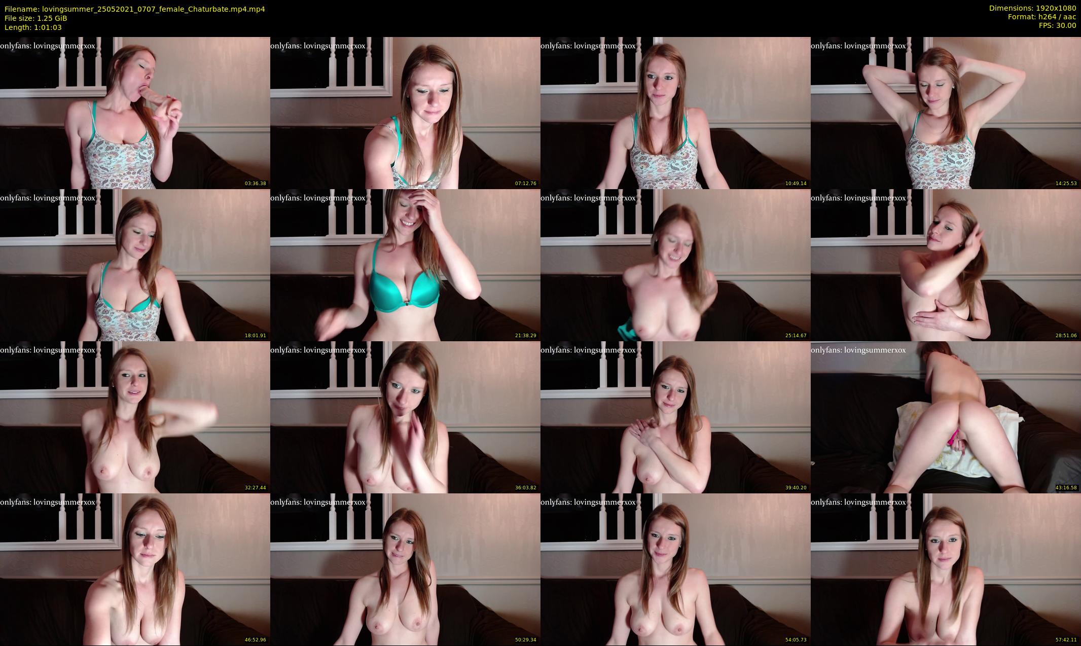 lovingsummer — 62 minute Chaturbate female cam show recording, 1080p, May 25, 2021