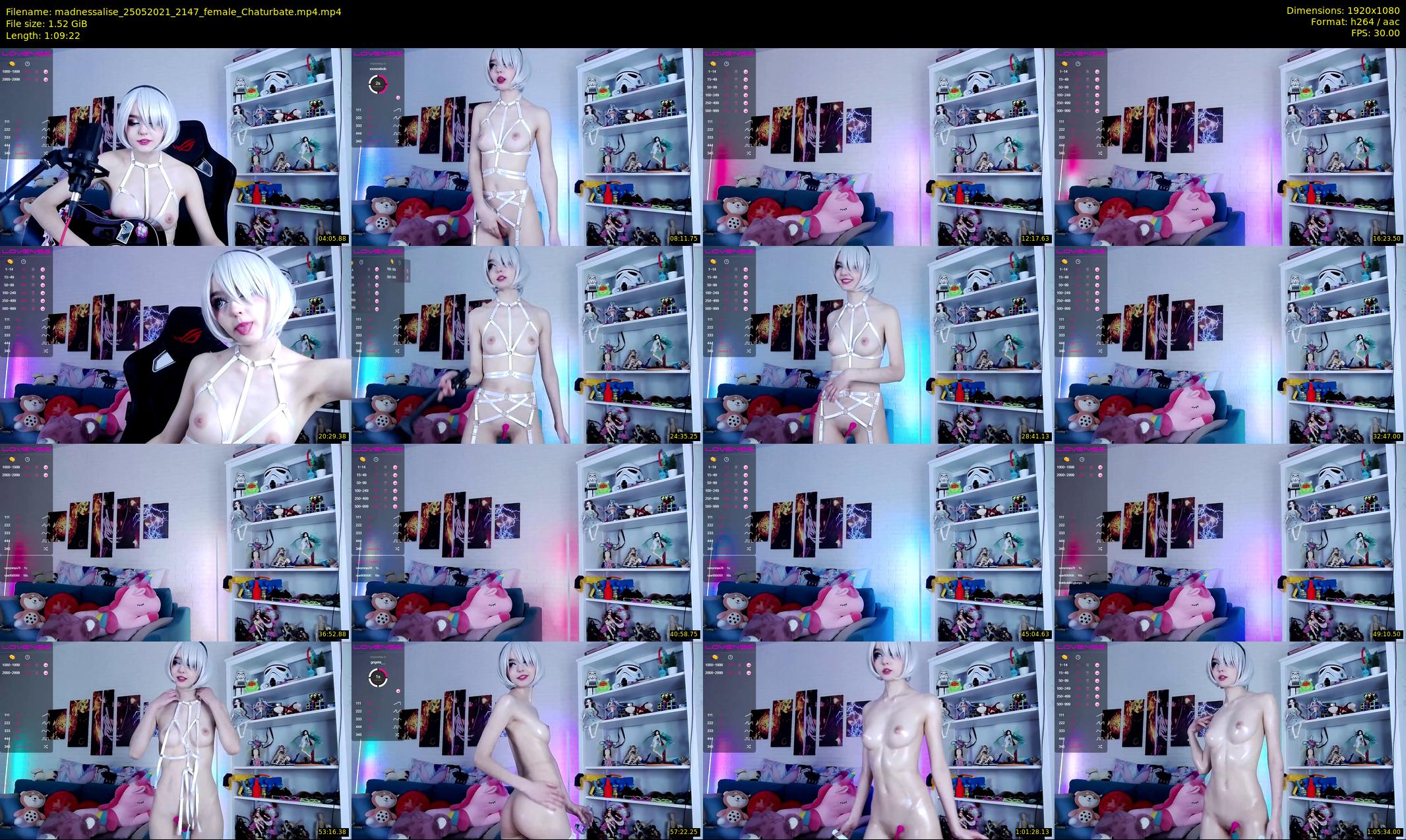 madnessalise — 70 minute Chaturbate female cam show recording, 1080p, May 25, 2021